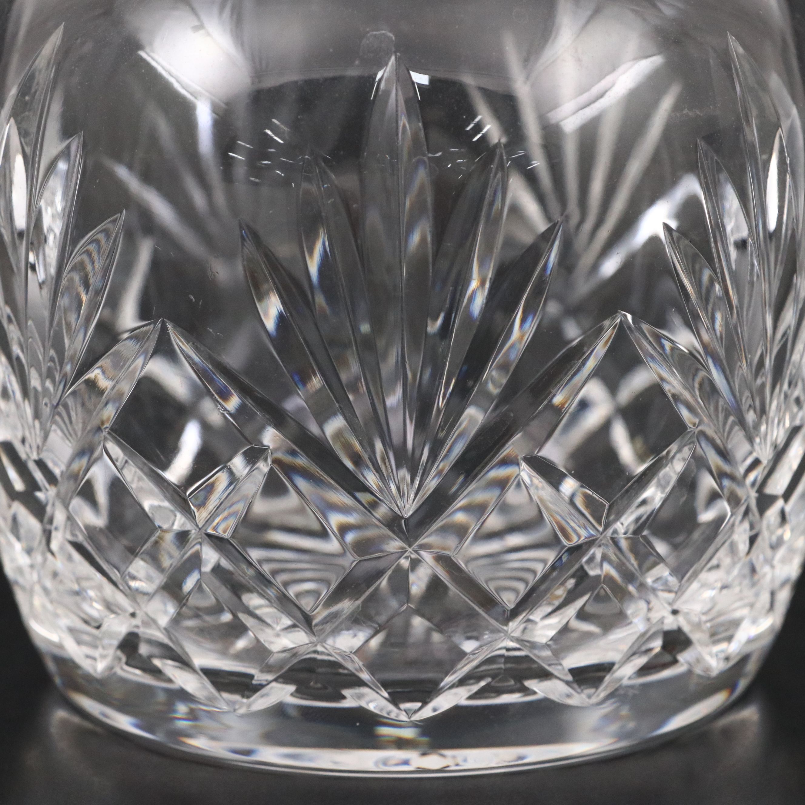 Stuart "Ludlow" Crystal Sherry Glasses and Decanter, Late 20th Century