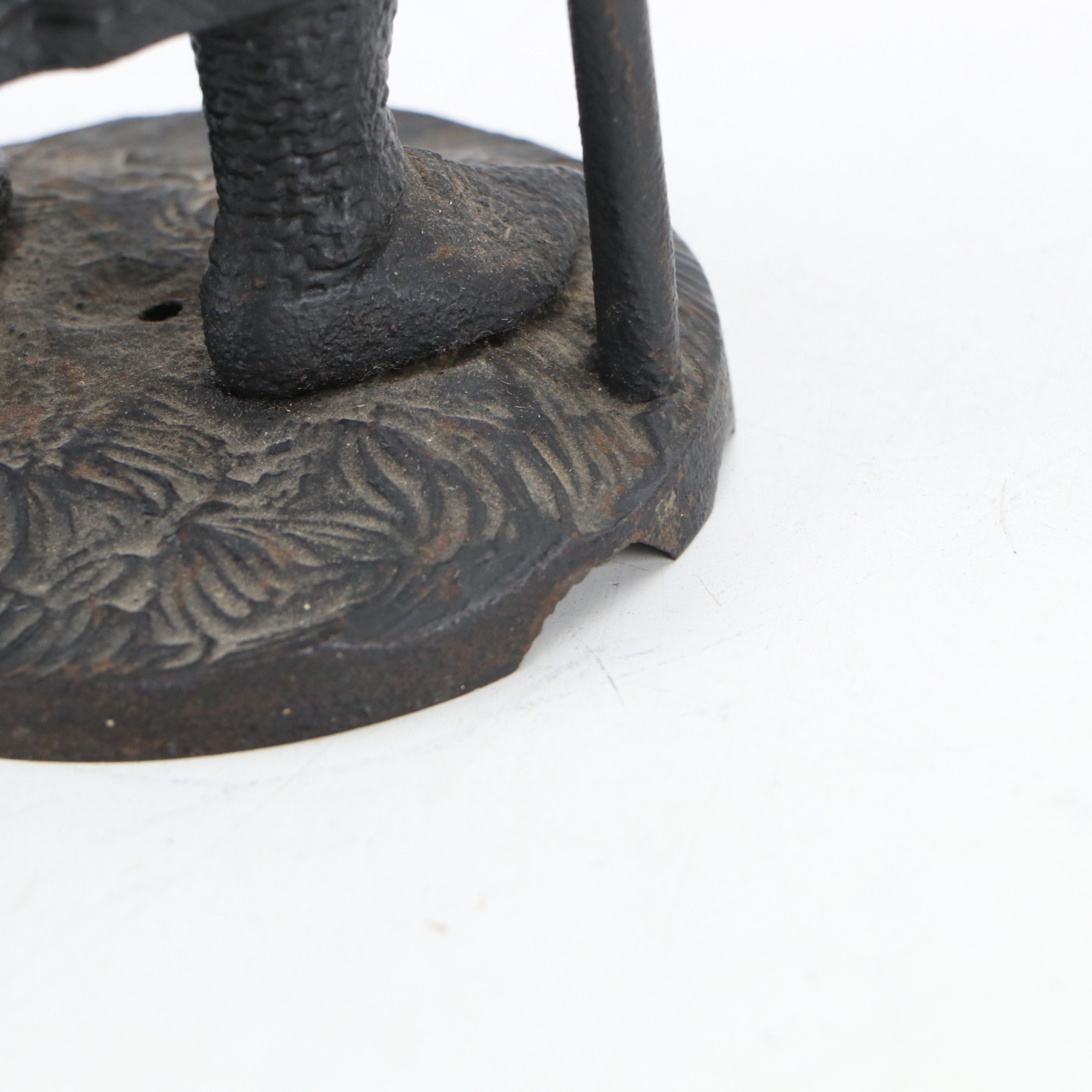 Crusader Knight Cast Iron Figure