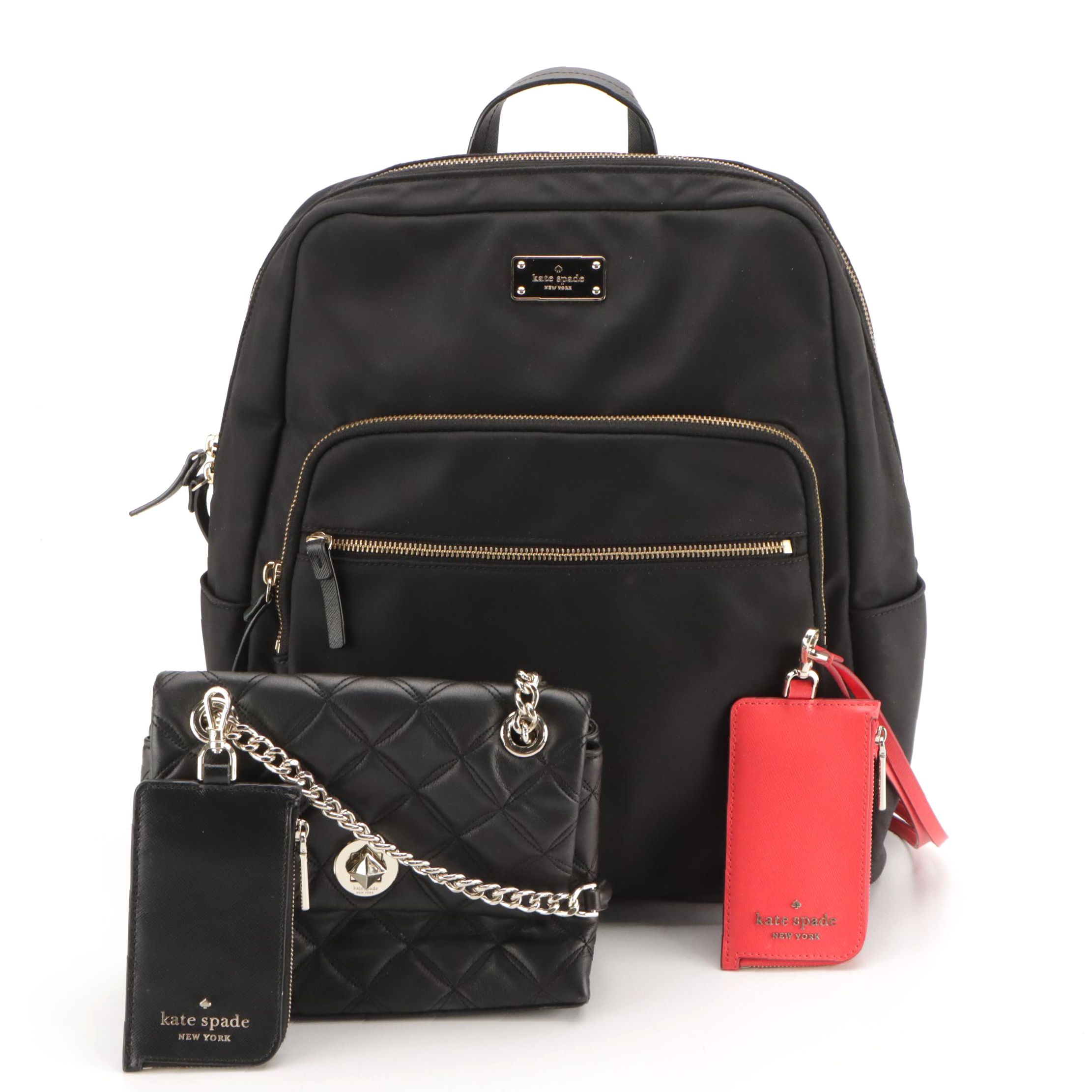 Kate Spade Hilo Blake Avenue Backpack, Natalia Crossbody & Madison Card Lanyard