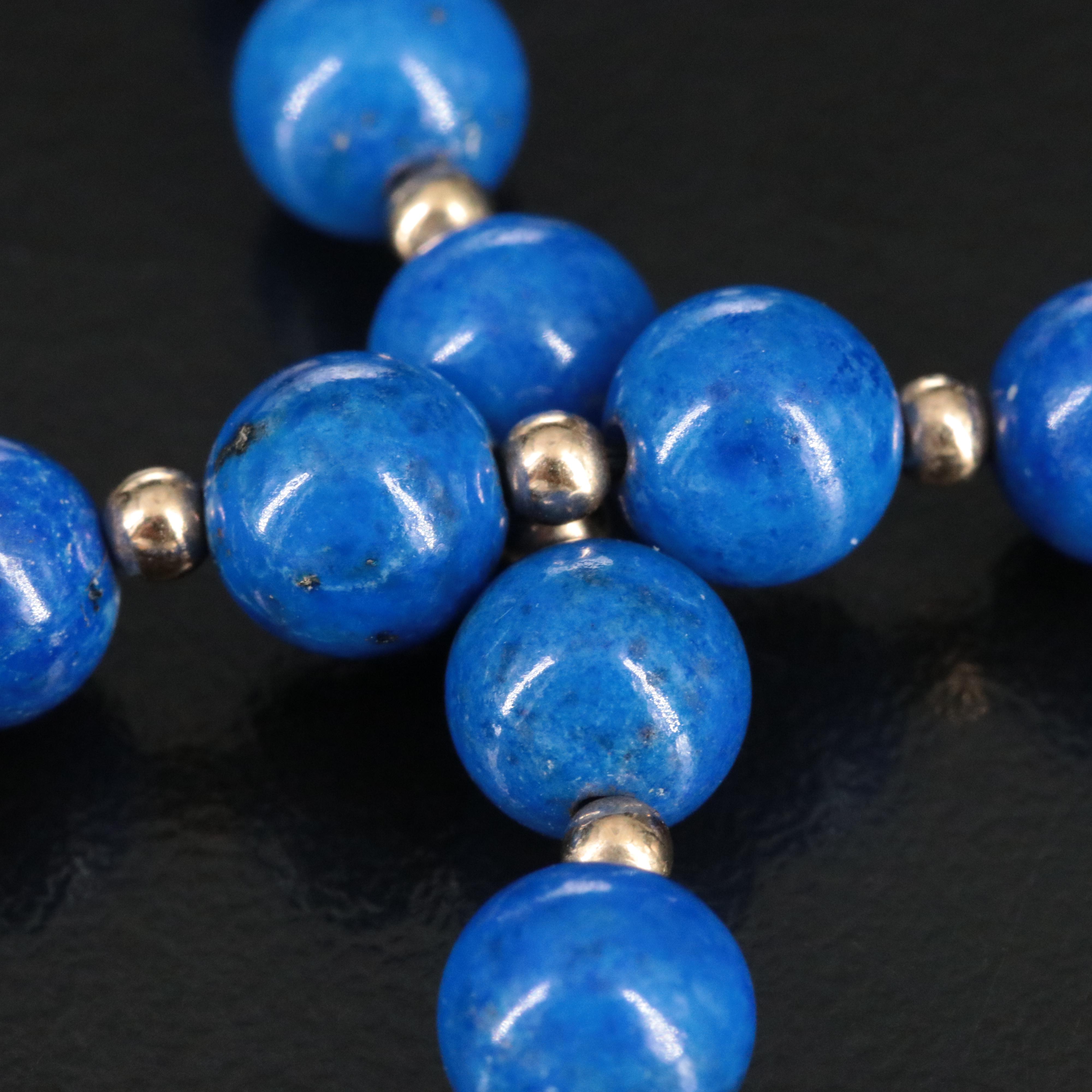 14K Lapis Lazuli Bracelet