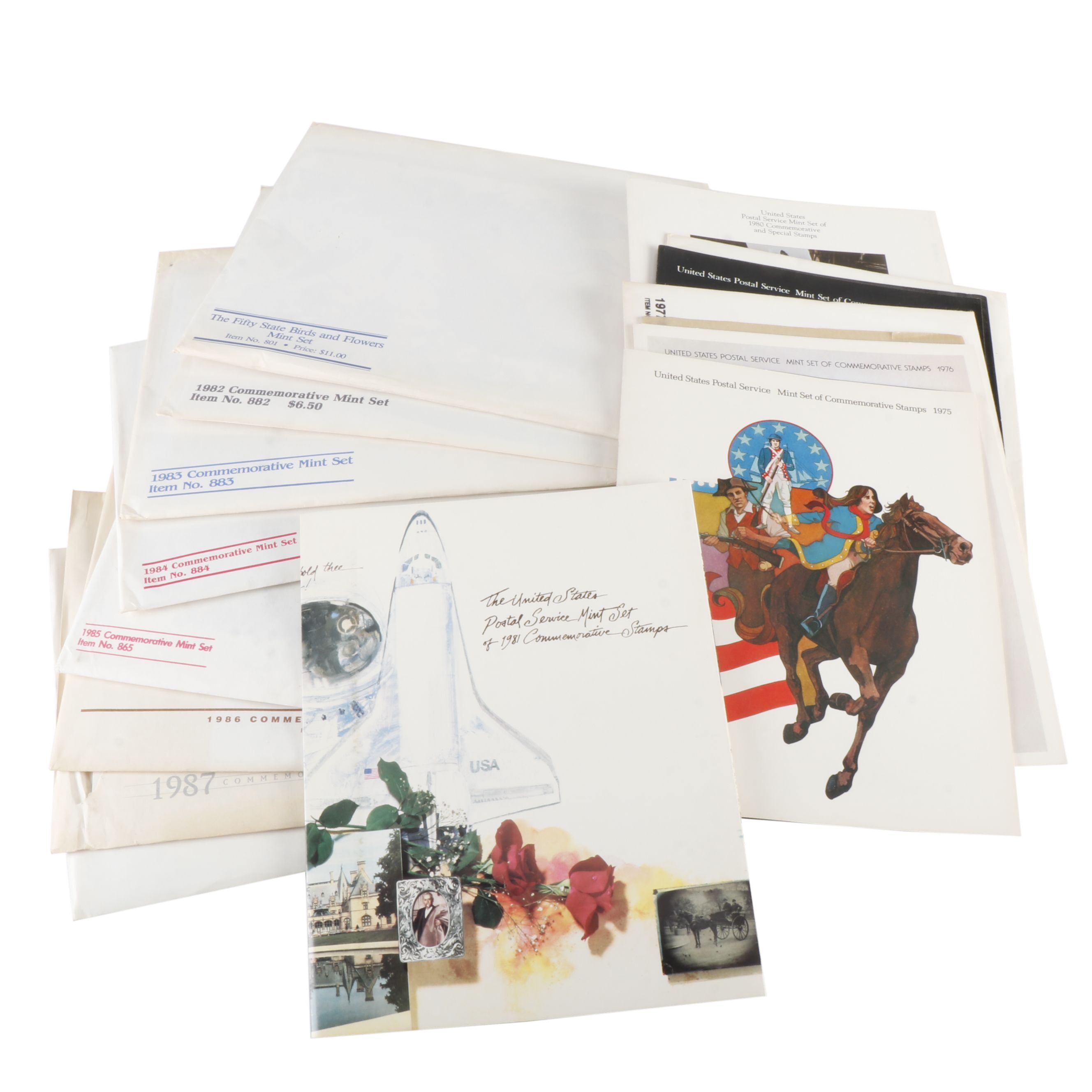 Collection of Fifteen Assorted U.S. Postal Service Mint Sets