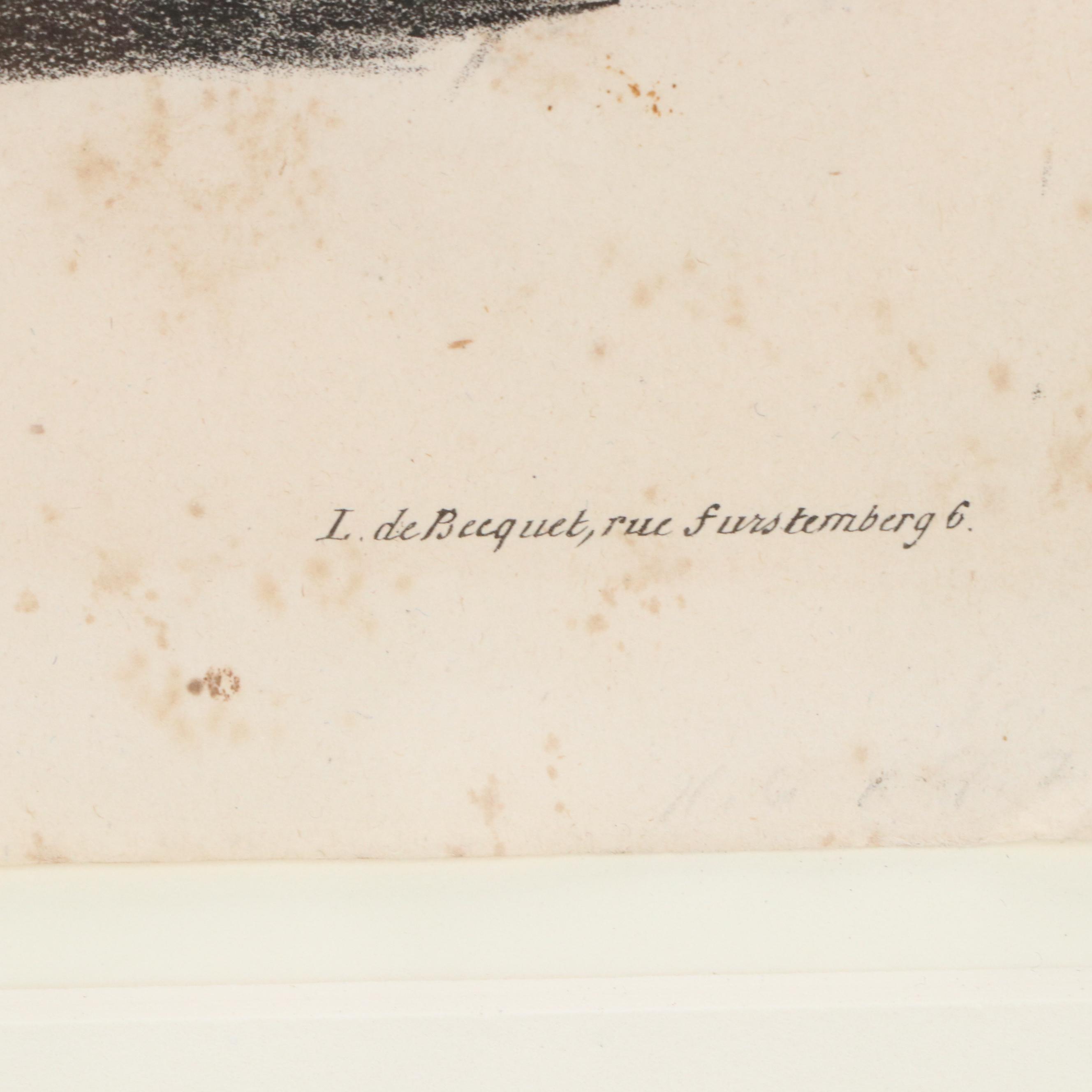 Political Cartoon Lithograph After Honoré Daumier from "Le Charivari," 1833