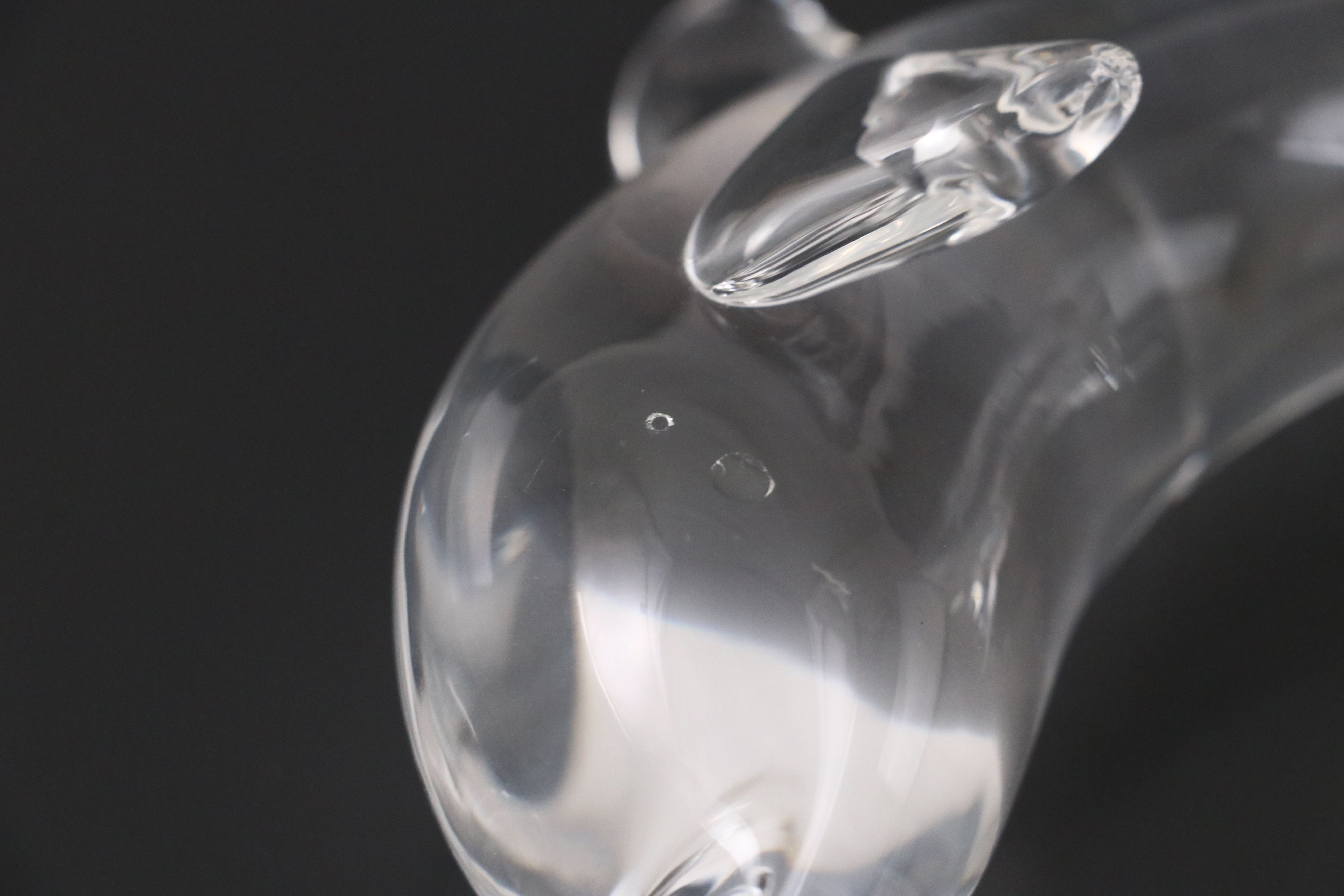 Steuben Crystal Starfish Paperweight with Steuben Art Glass Figurines