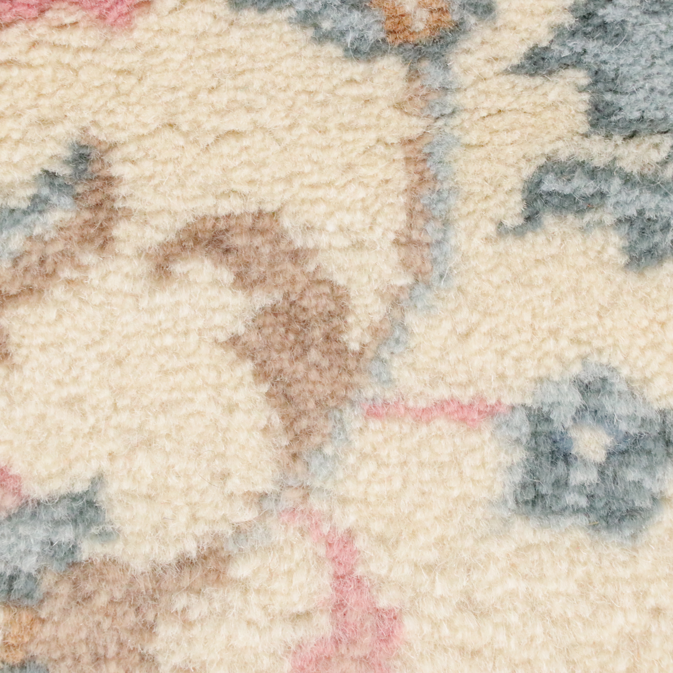 3'4 x 5'8 Hand-Knotted Pastel Indo-Persian Kashan Style Area Rug