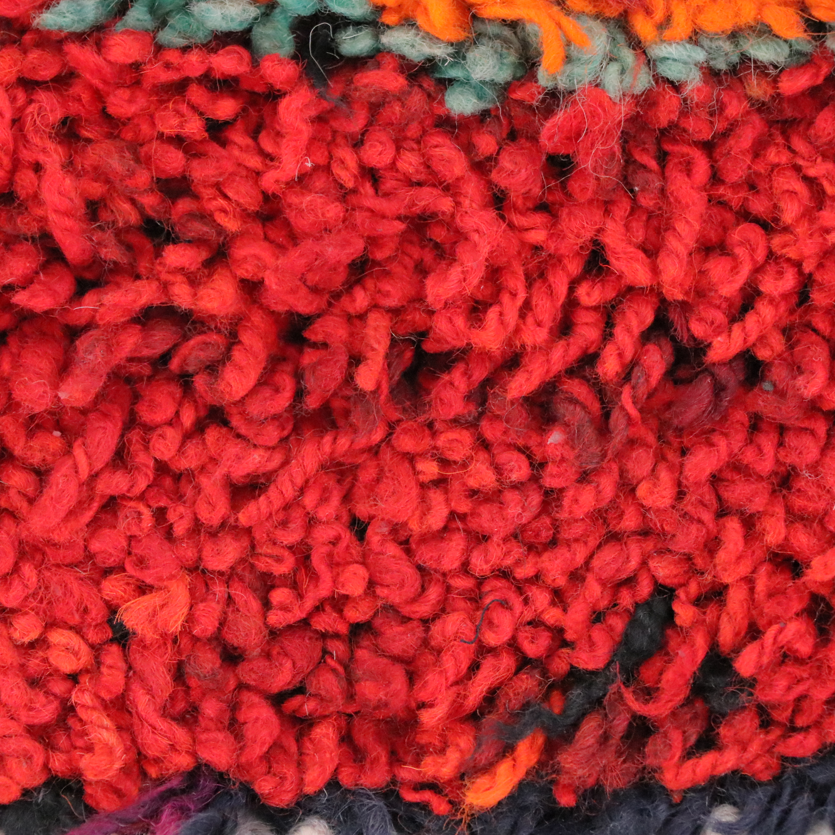 2'10 x 10'3 Hand-Knotted Moroccan Berber Carpet Runner Long Rug