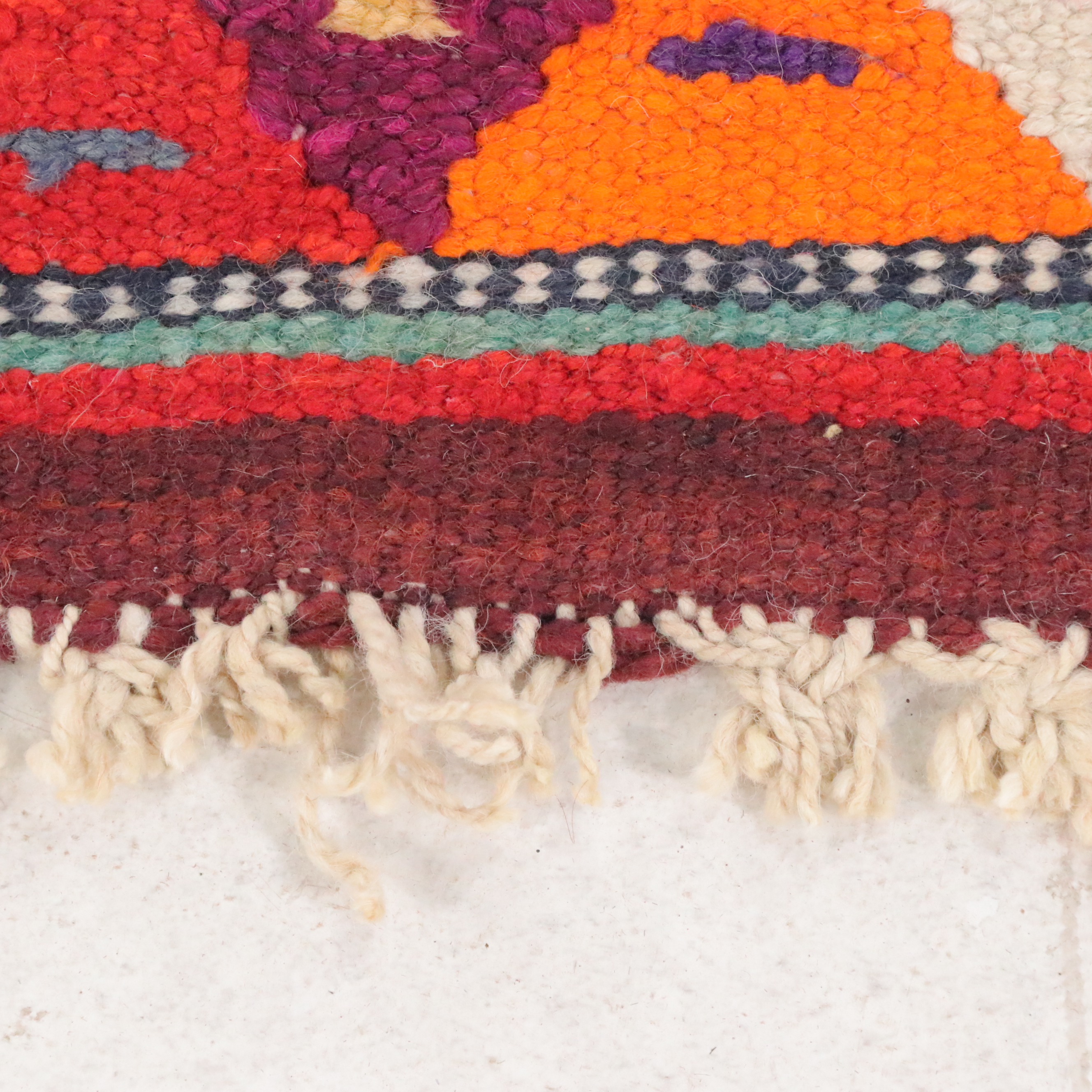 2'10 x 10'3 Hand-Knotted Moroccan Berber Carpet Runner Long Rug