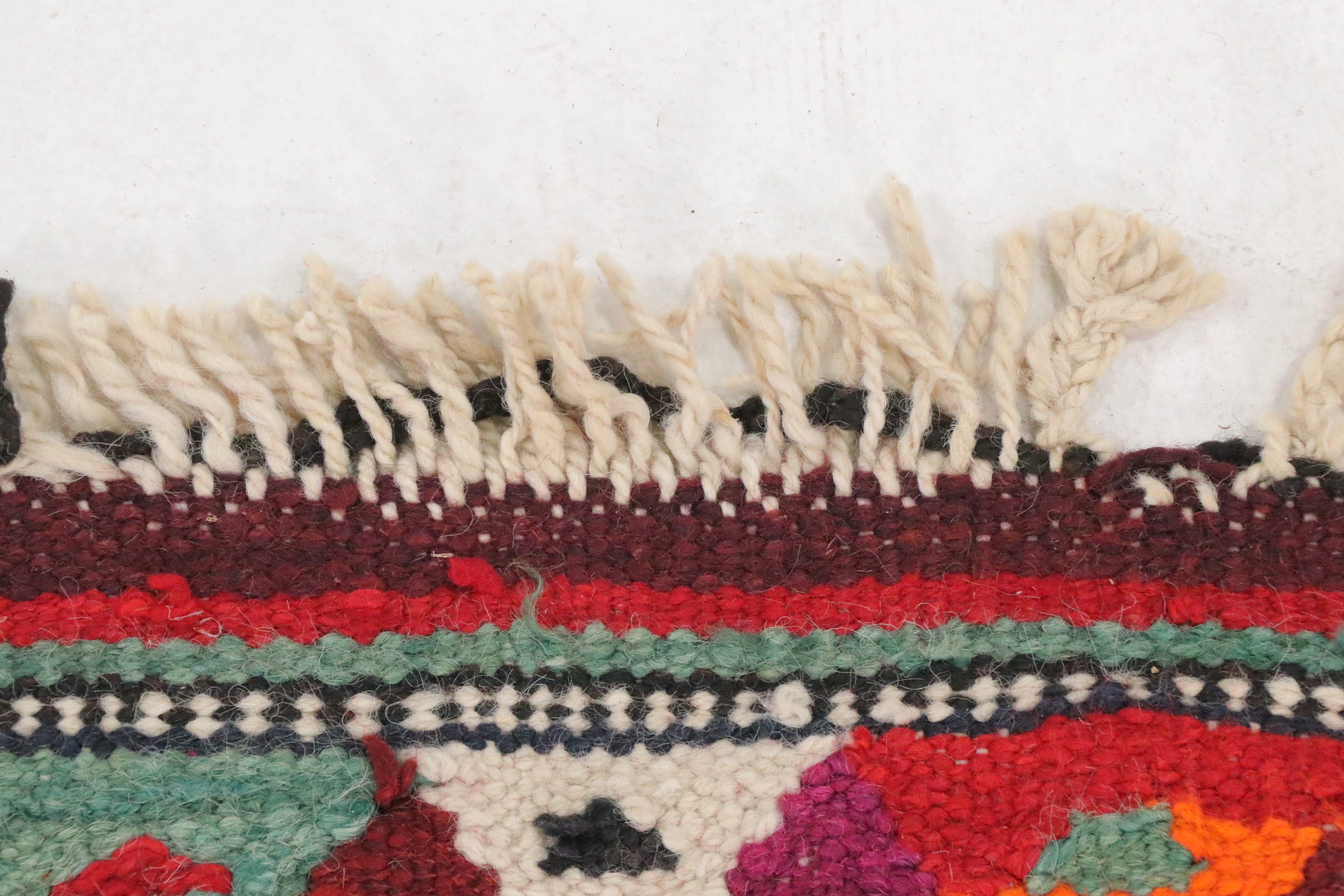 2'10 x 10'3 Hand-Knotted Moroccan Berber Carpet Runner Long Rug