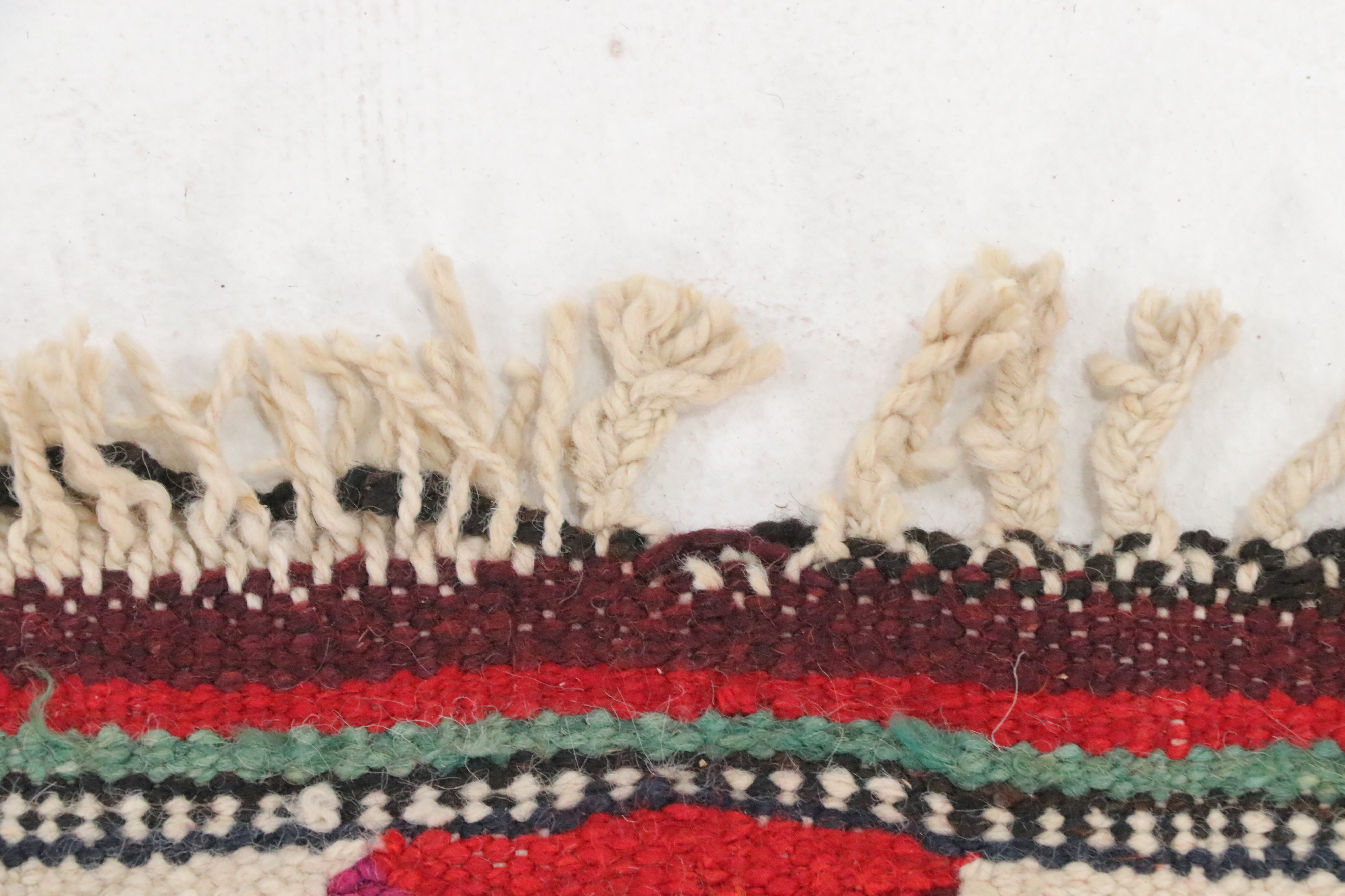 2'10 x 10'3 Hand-Knotted Moroccan Berber Carpet Runner Long Rug