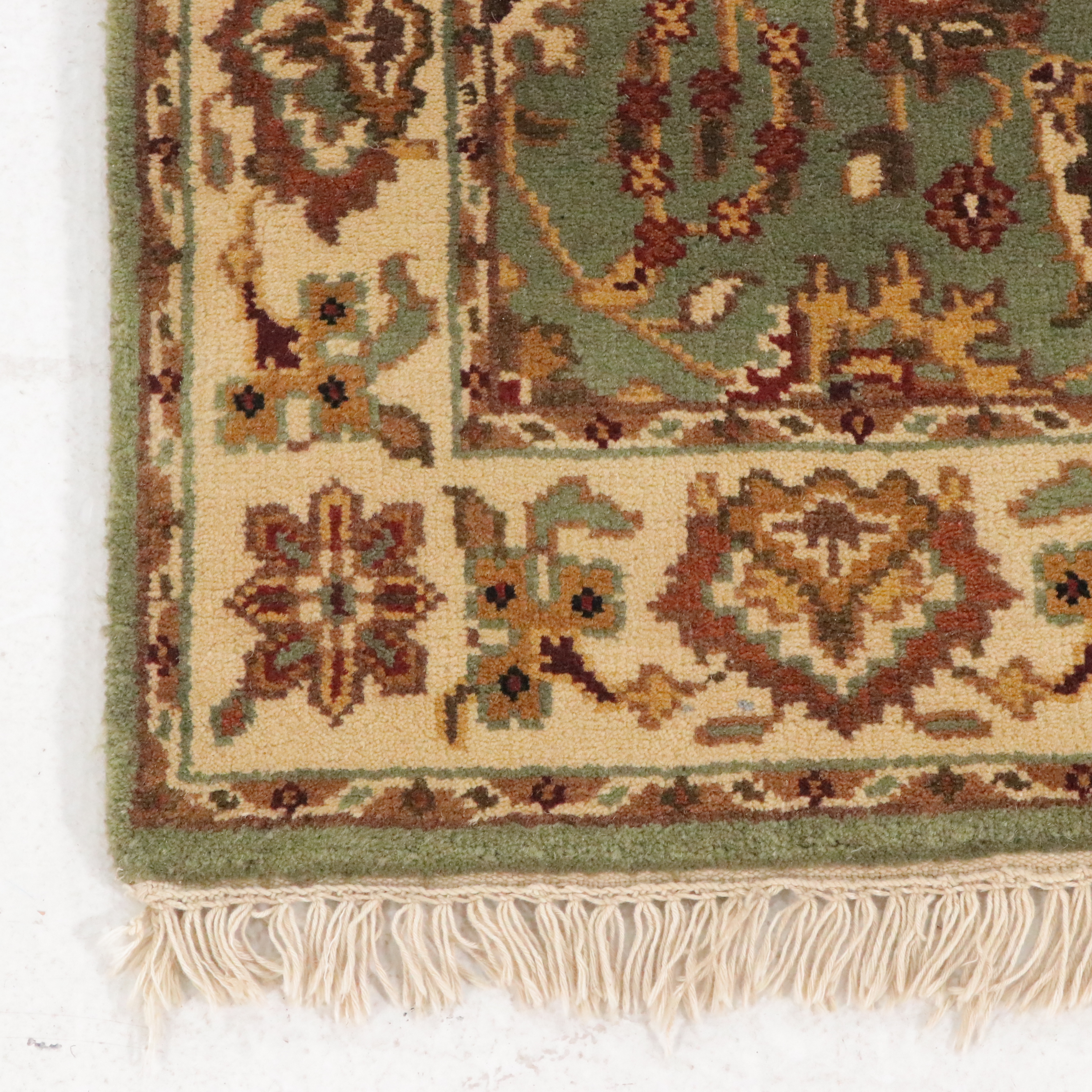 3' x 4'8 Hand-Knotted Indian Agra Area Rug