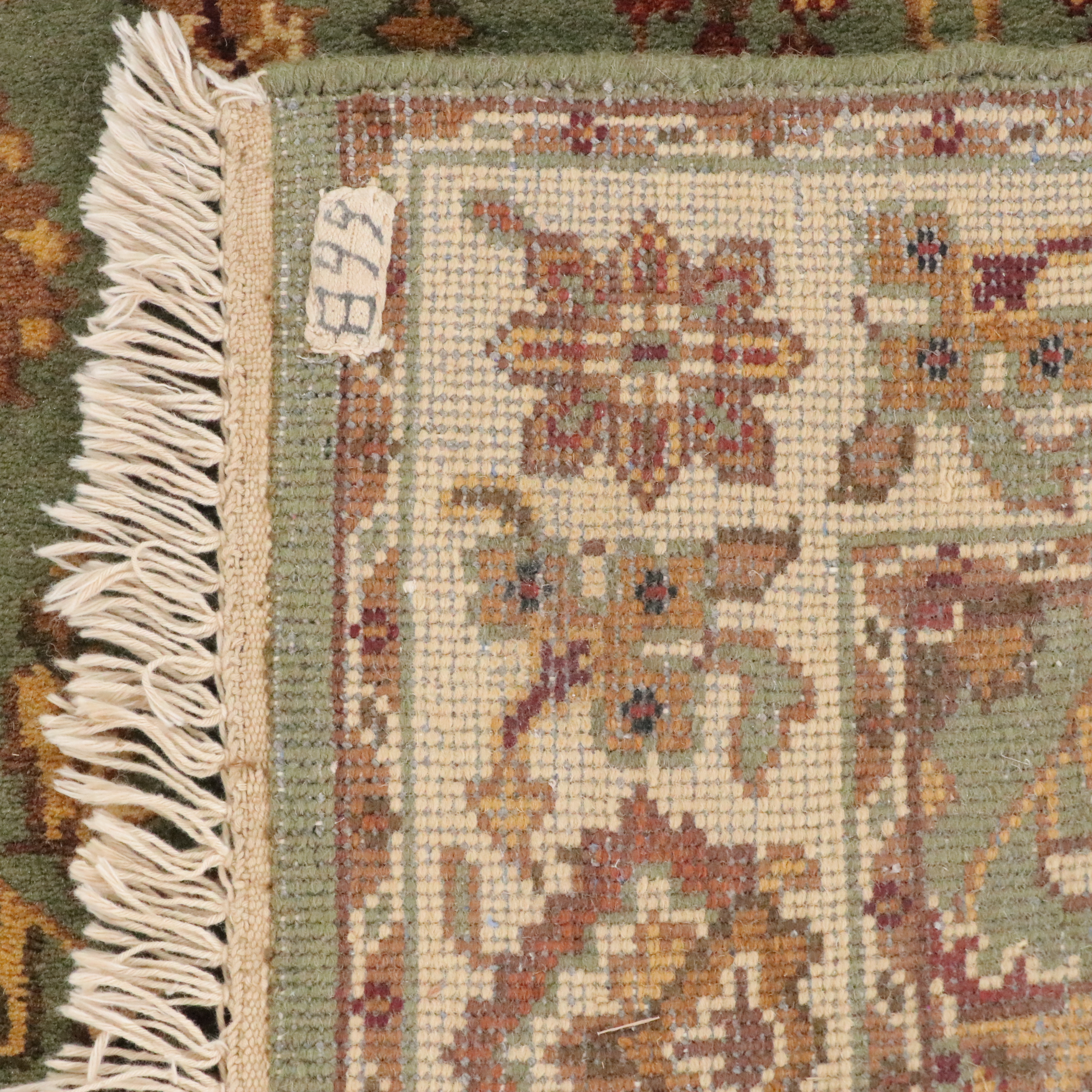 3' x 4'8 Hand-Knotted Indian Agra Area Rug