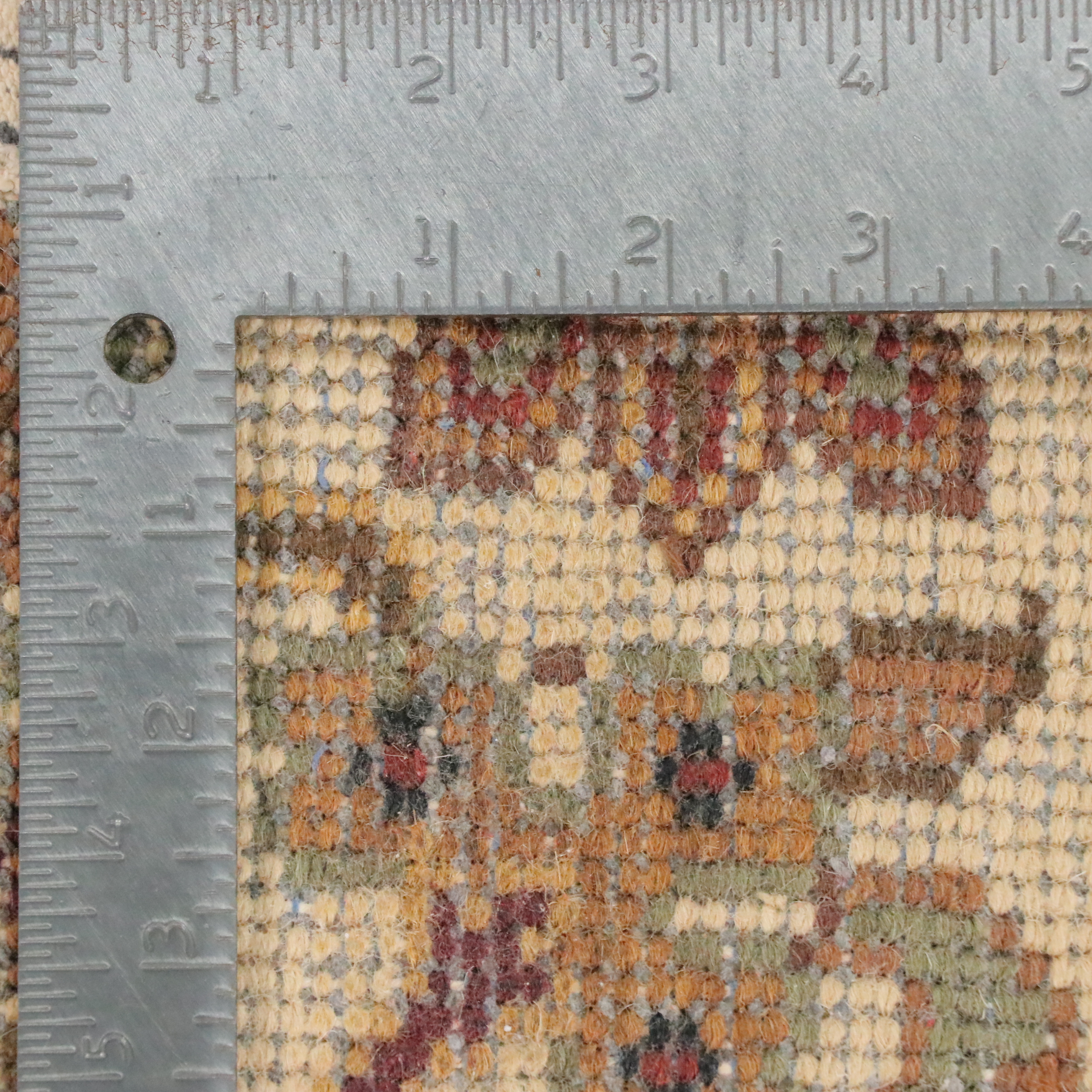 3' x 4'8 Hand-Knotted Indian Agra Area Rug