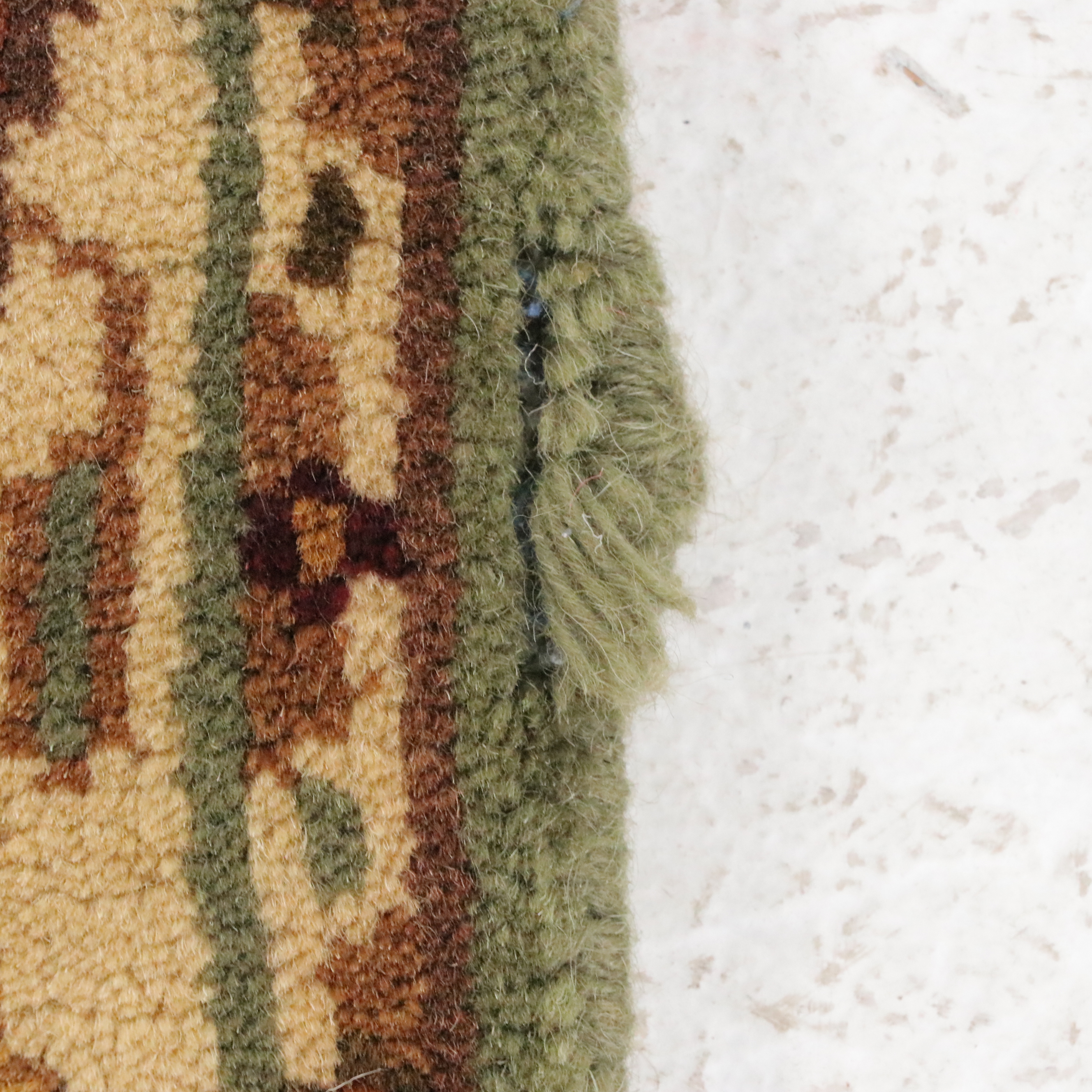 3' x 4'8 Hand-Knotted Indian Agra Area Rug