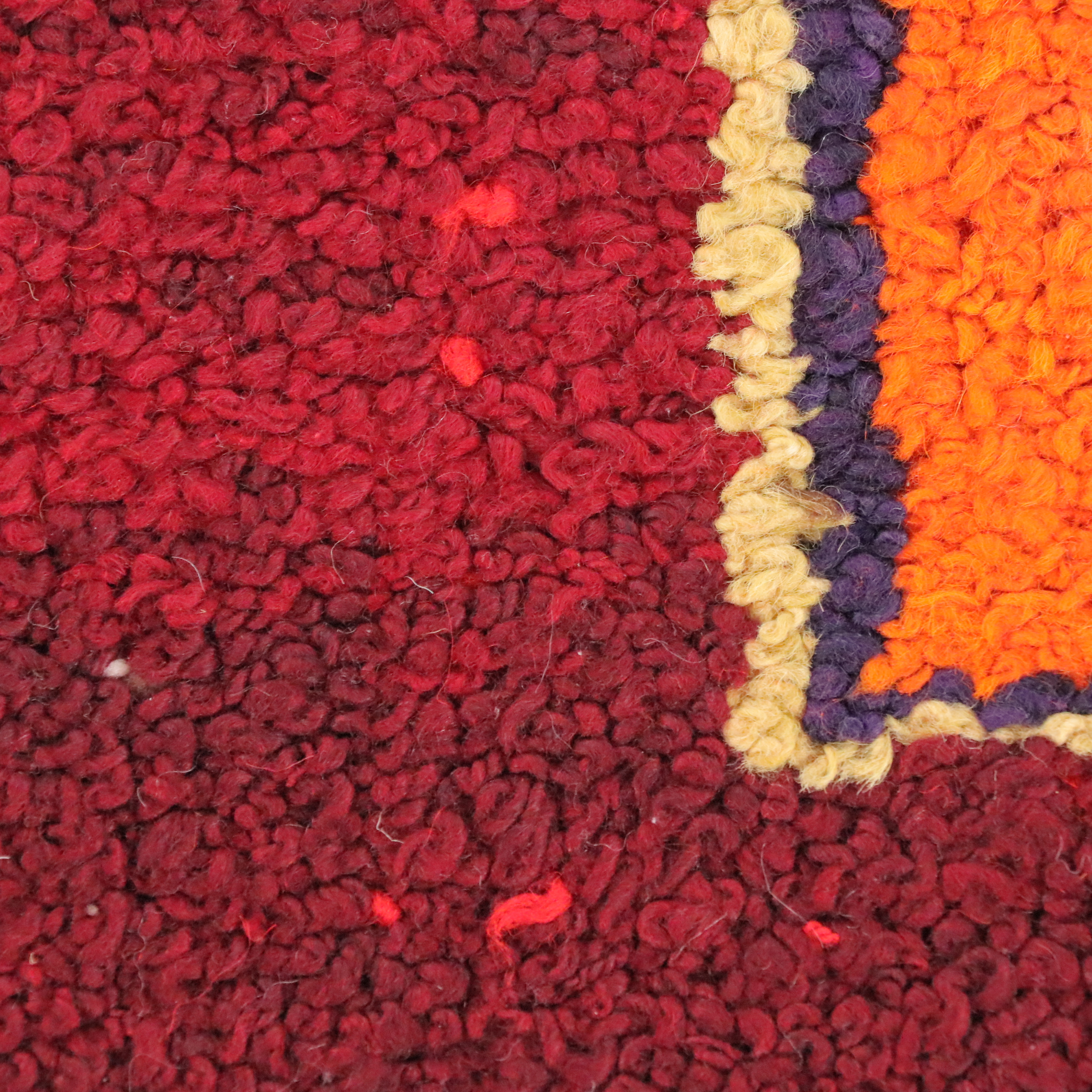 3'2 x 11'7 Hand-Knotted Moroccan Berber Carpet Runner Long Rug