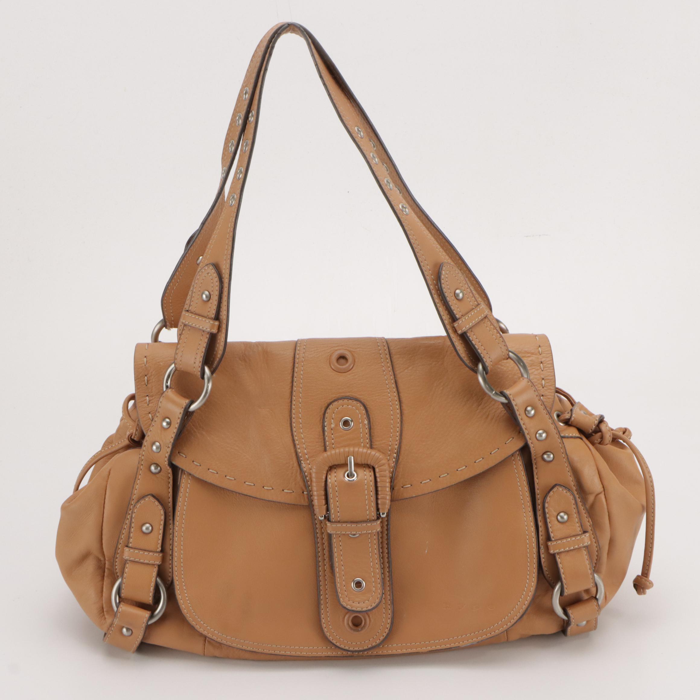 Coach "Soho Lynn" Python Leather Hobo Bag and Hype Tan Leather Buckle-Flap Bag