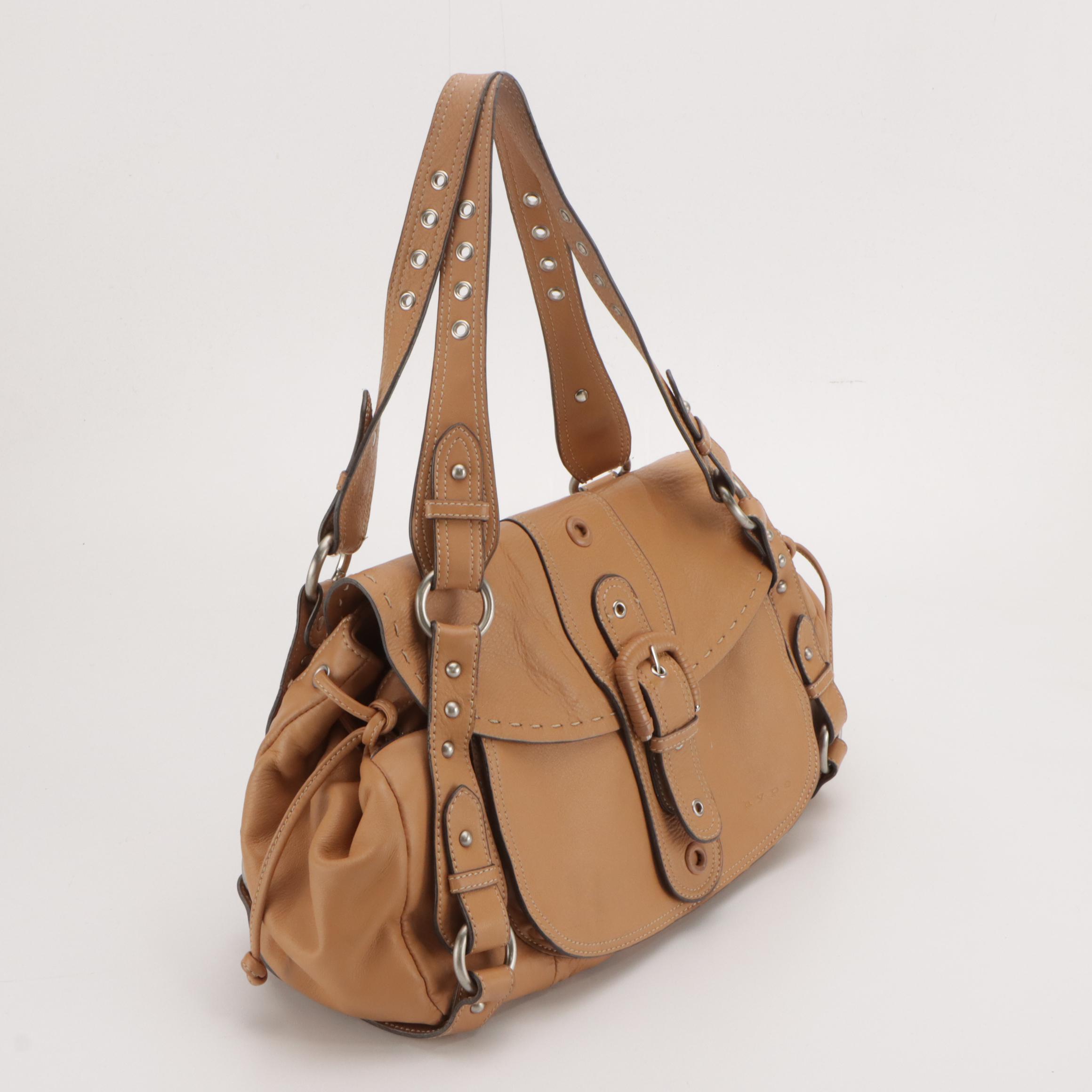 Coach "Soho Lynn" Python Leather Hobo Bag and Hype Tan Leather Buckle-Flap Bag