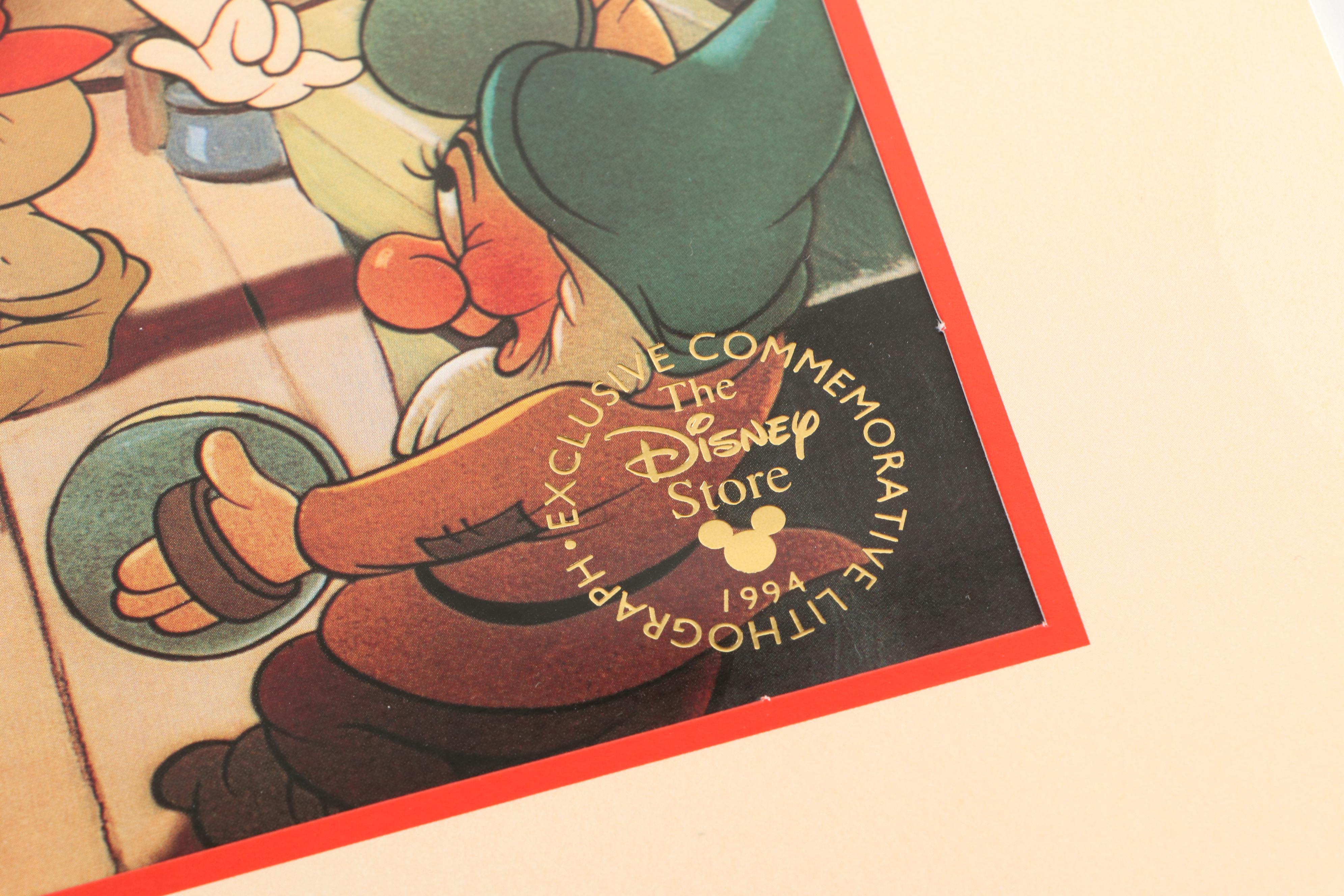 Walt Disney Classic "Snow White" and "The Lion King" Lithographs, 1994–1995