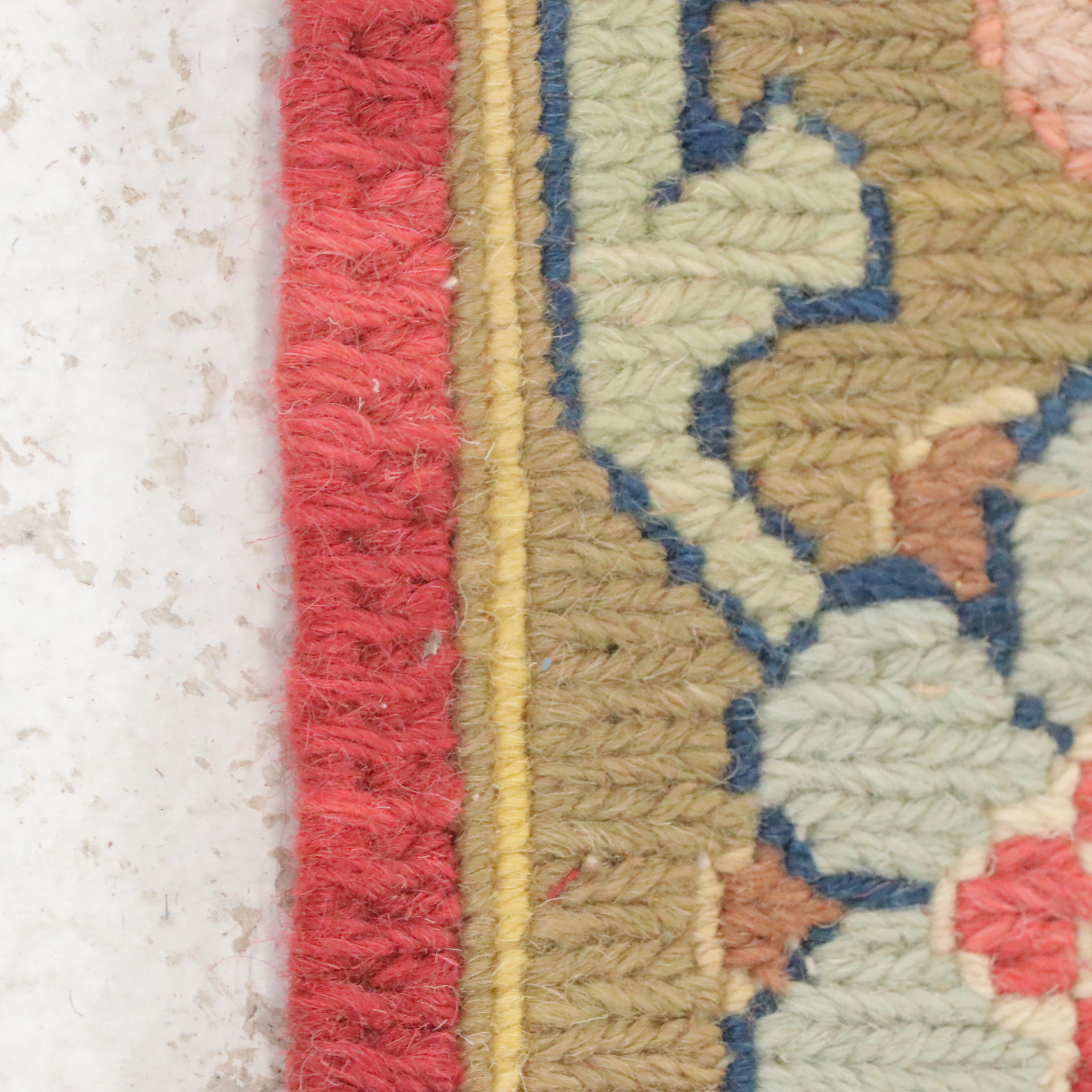 3'10 x 6'1 Hand-Knotted Indian Soumak Area Rug