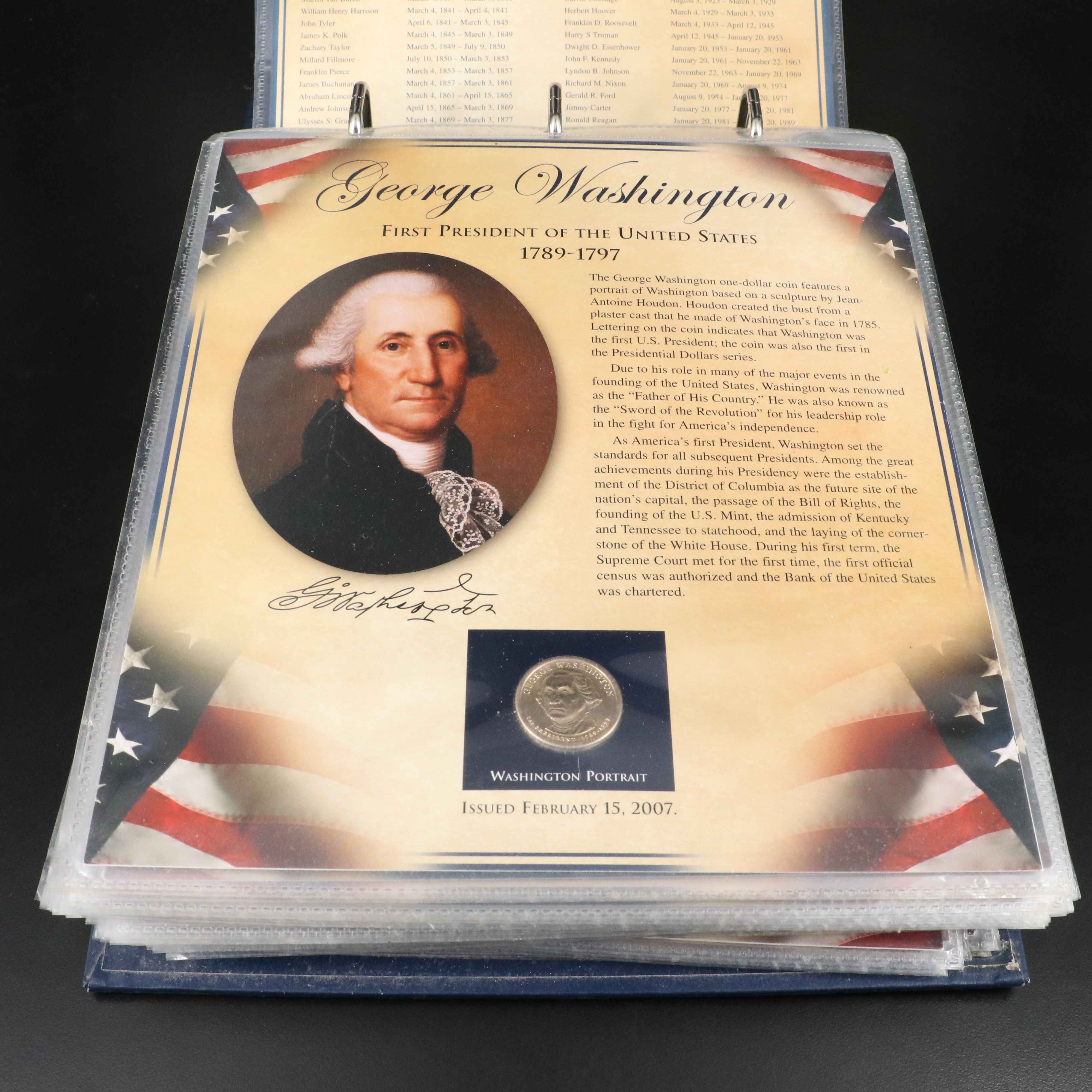 Complete Set of Susan B. Anthony Dollars and Presidential Dollars and Tokens