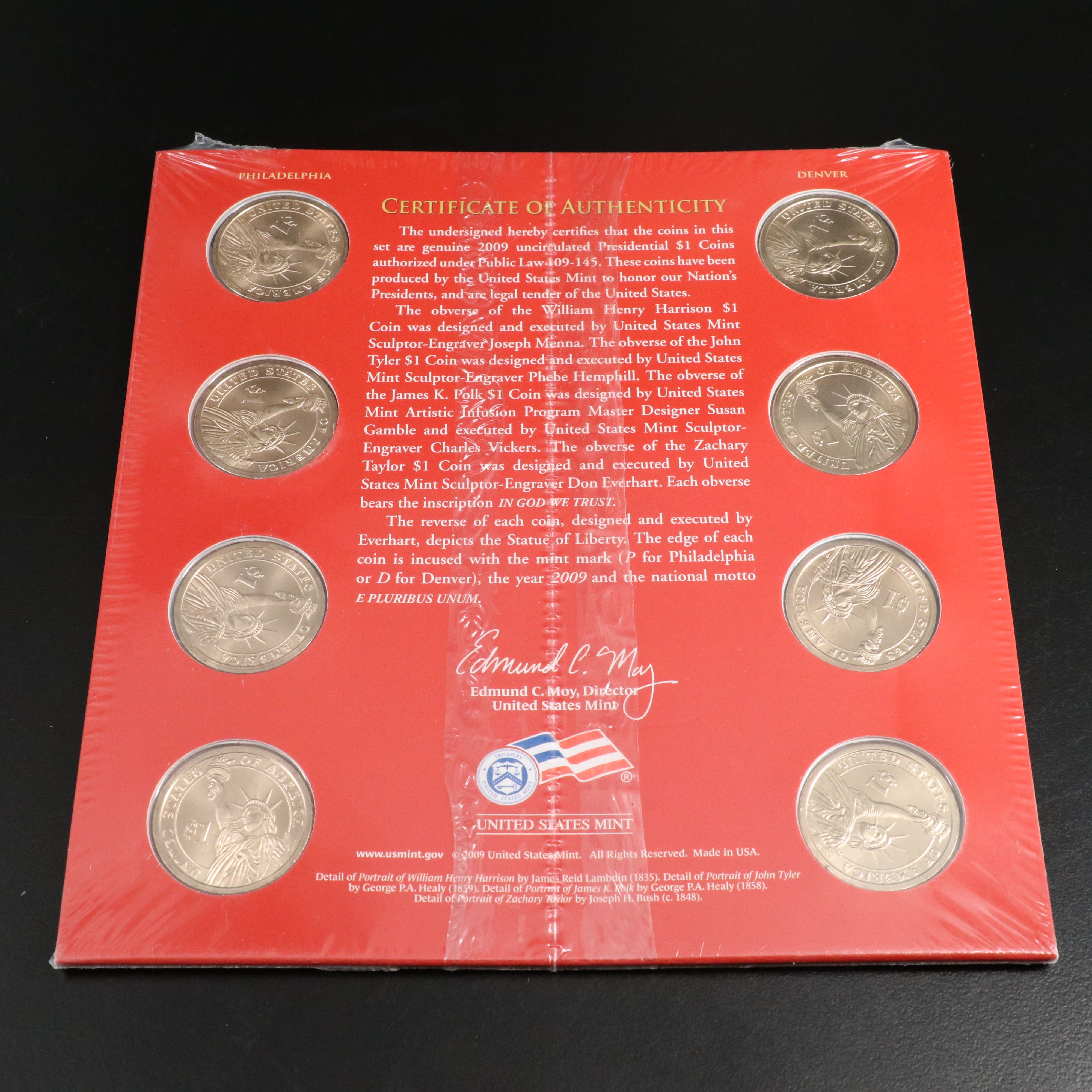 Complete Set of Susan B. Anthony Dollars and Presidential Dollars and Tokens