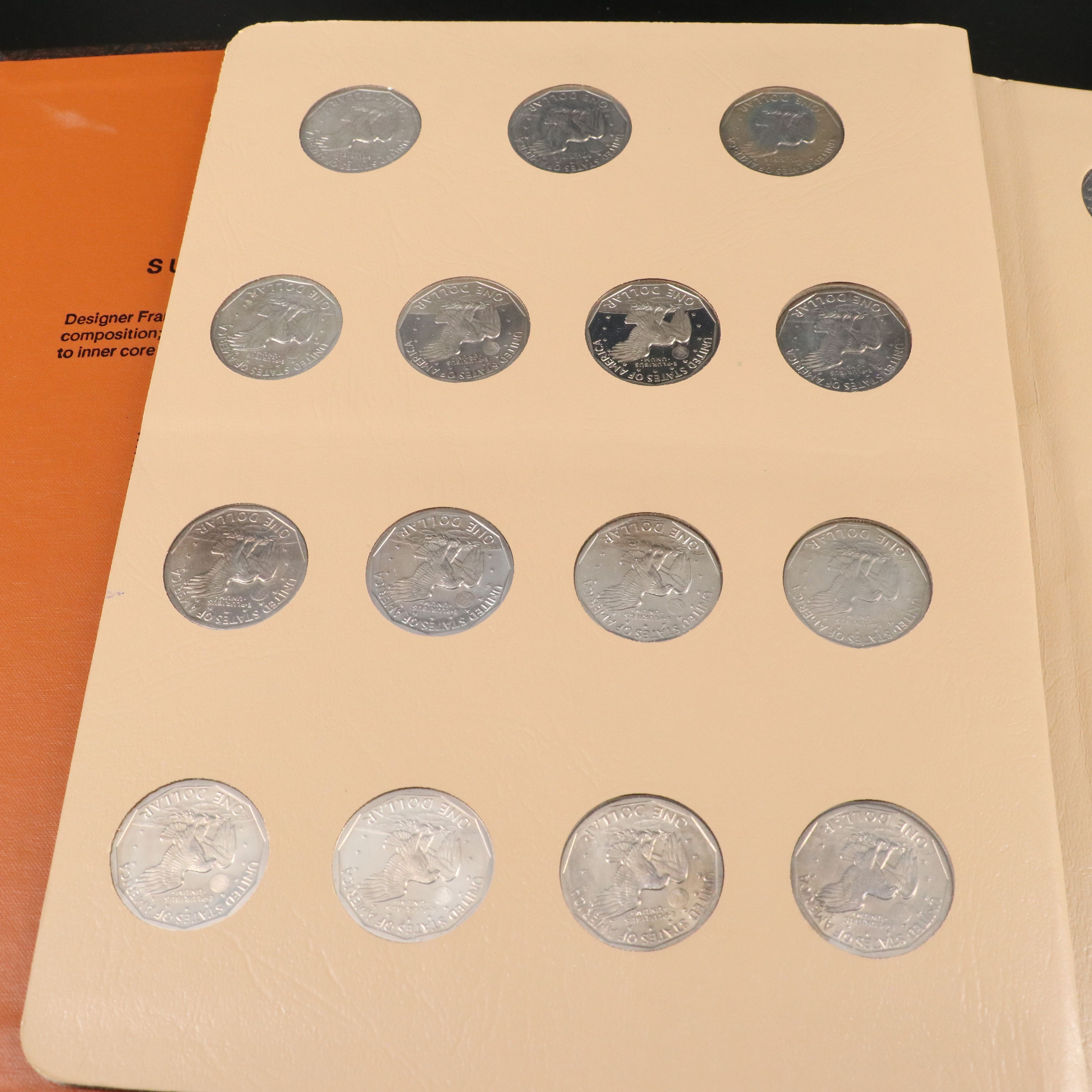 Complete Set of Susan B. Anthony Dollars and Presidential Dollars and Tokens