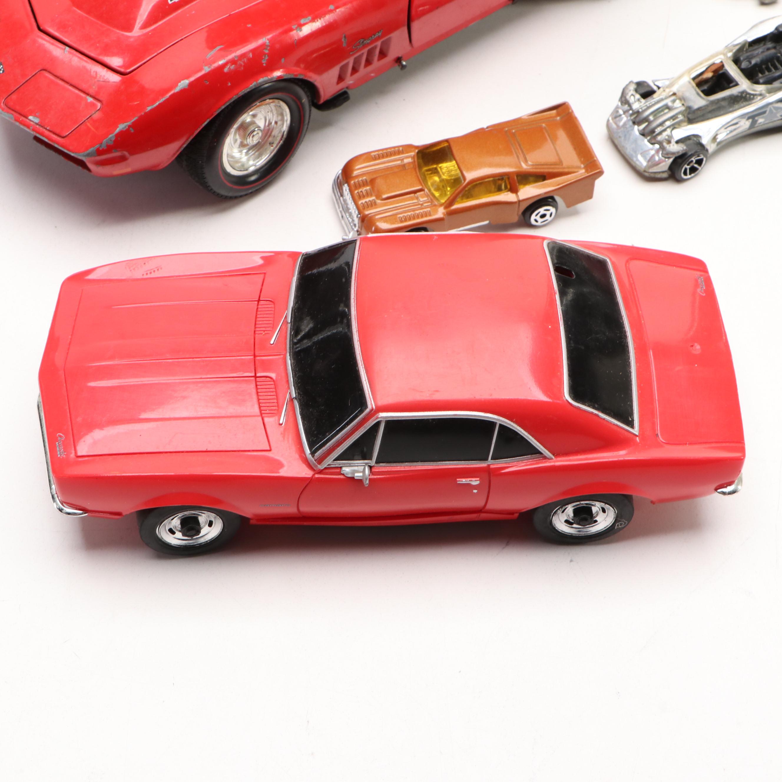 Hot Wheels Ferrari F355, Maisto Jaguar XK Series and Other Toy Diecast Cars