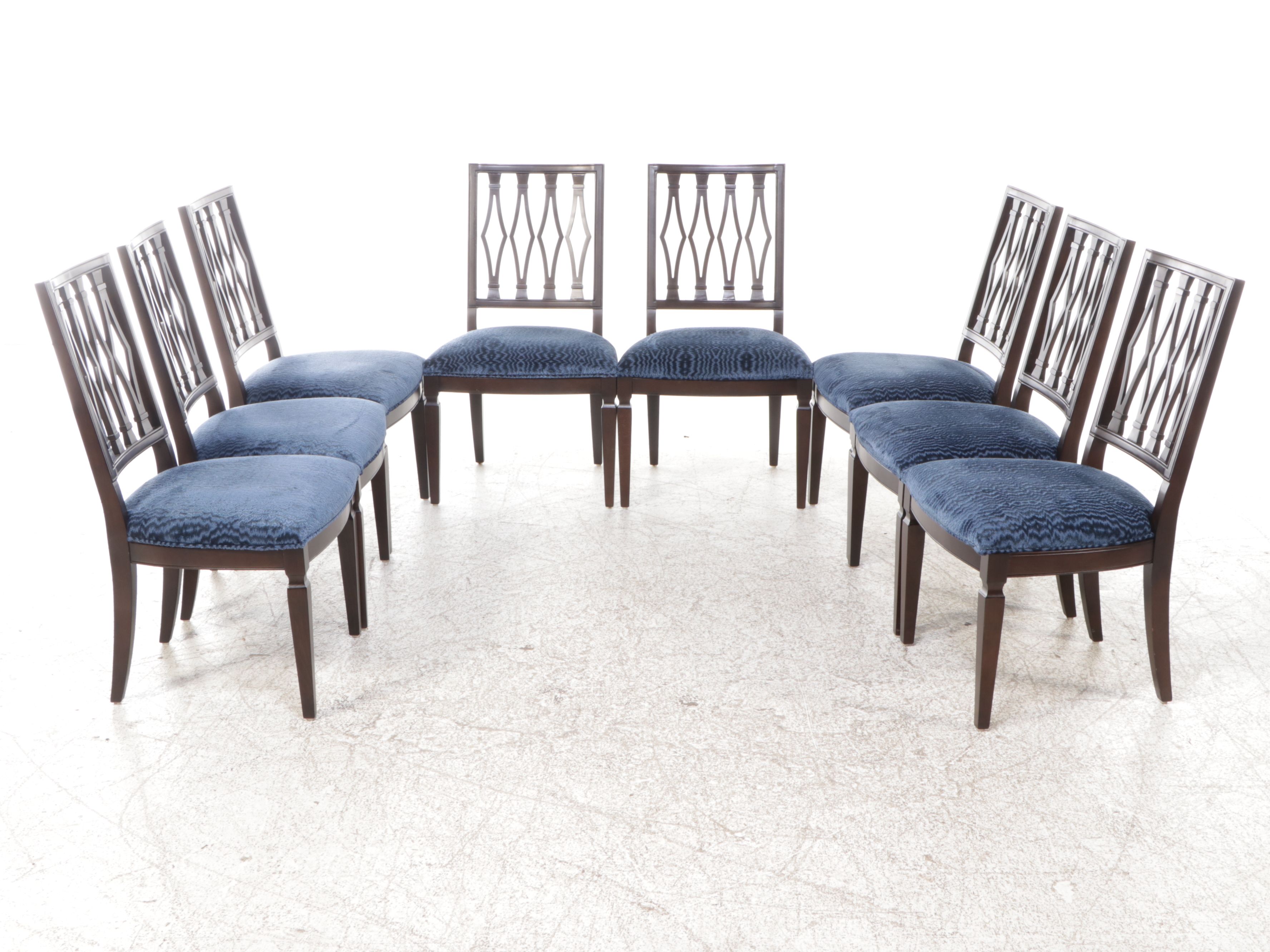 John-Richard Fine Furniture Pedestal Dining Table with Side Chairs