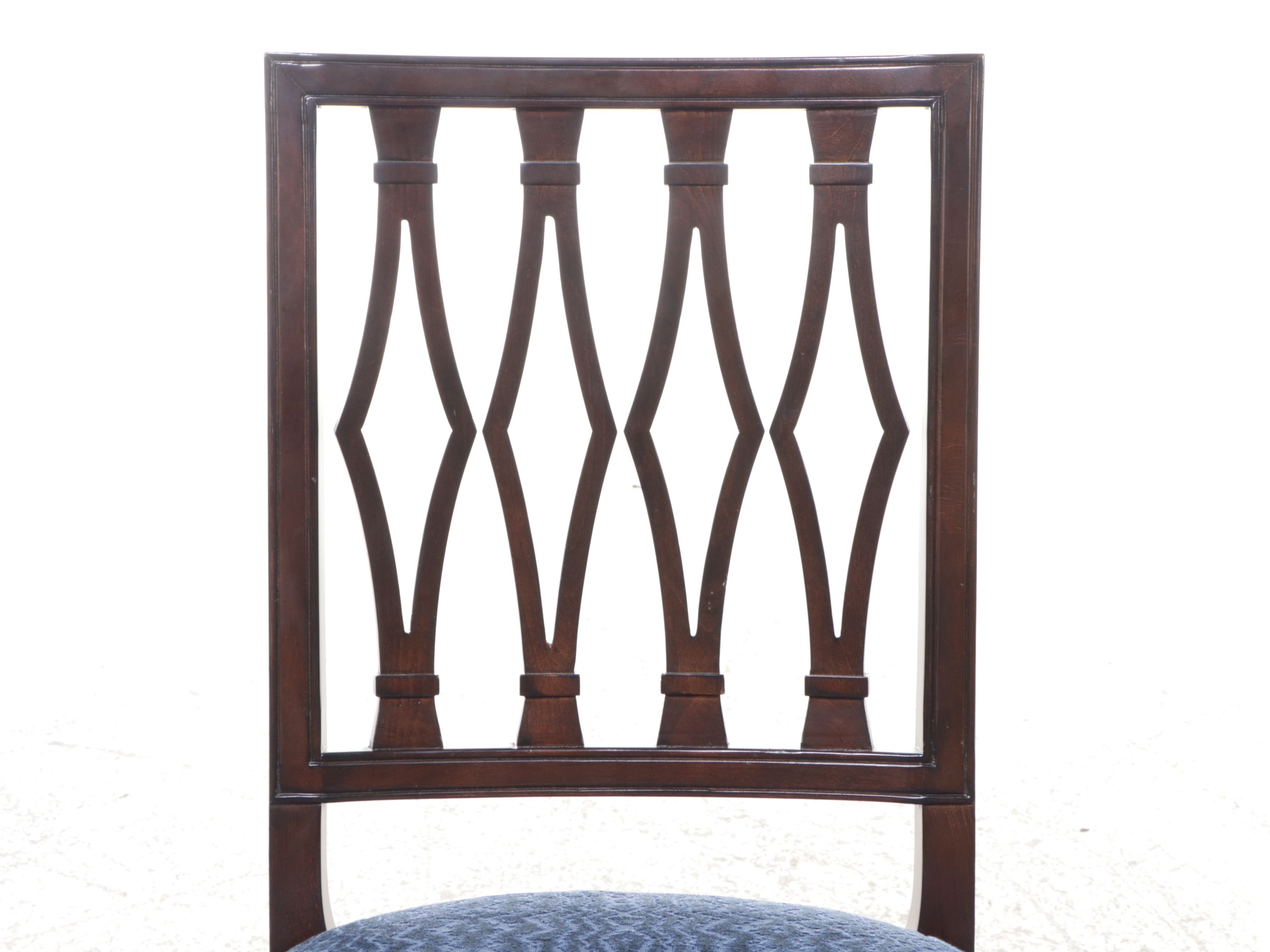 John-Richard Fine Furniture Pedestal Dining Table with Side Chairs