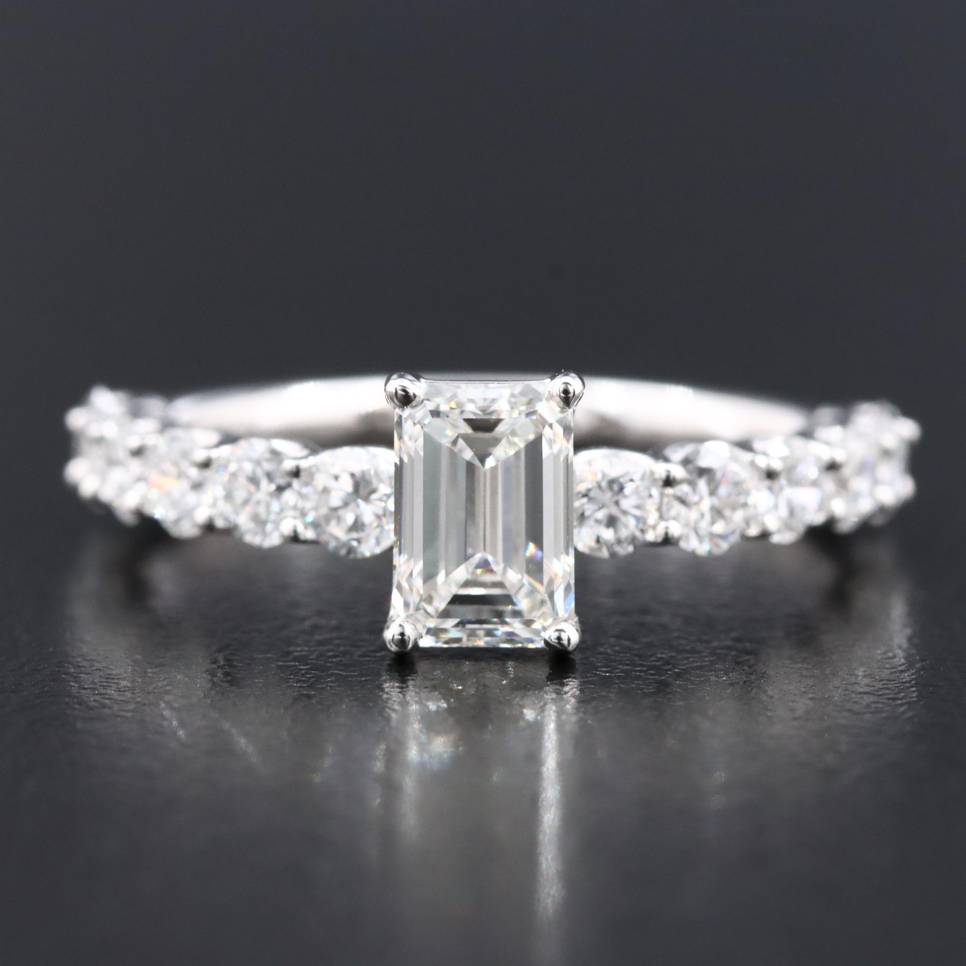 14K 1.55 CTW Lab Grown Diamond Ring