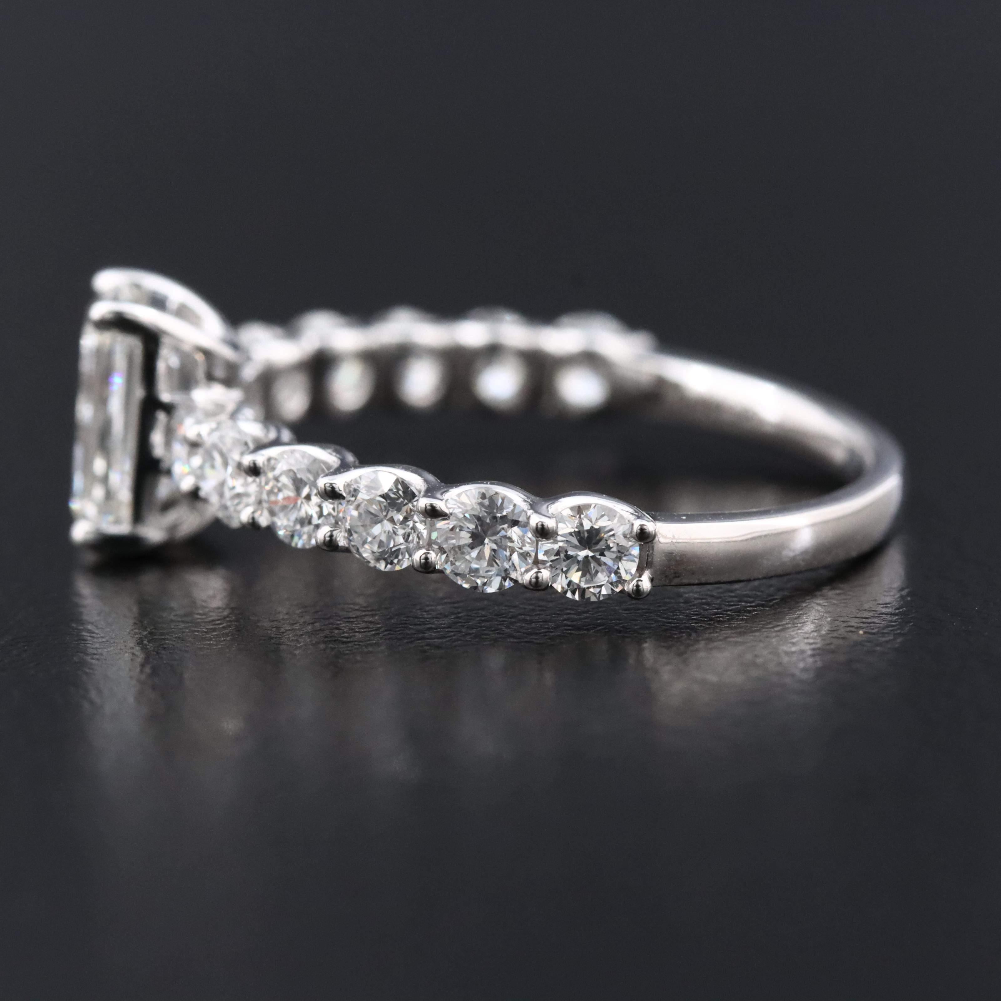 14K 1.55 CTW Lab Grown Diamond Ring