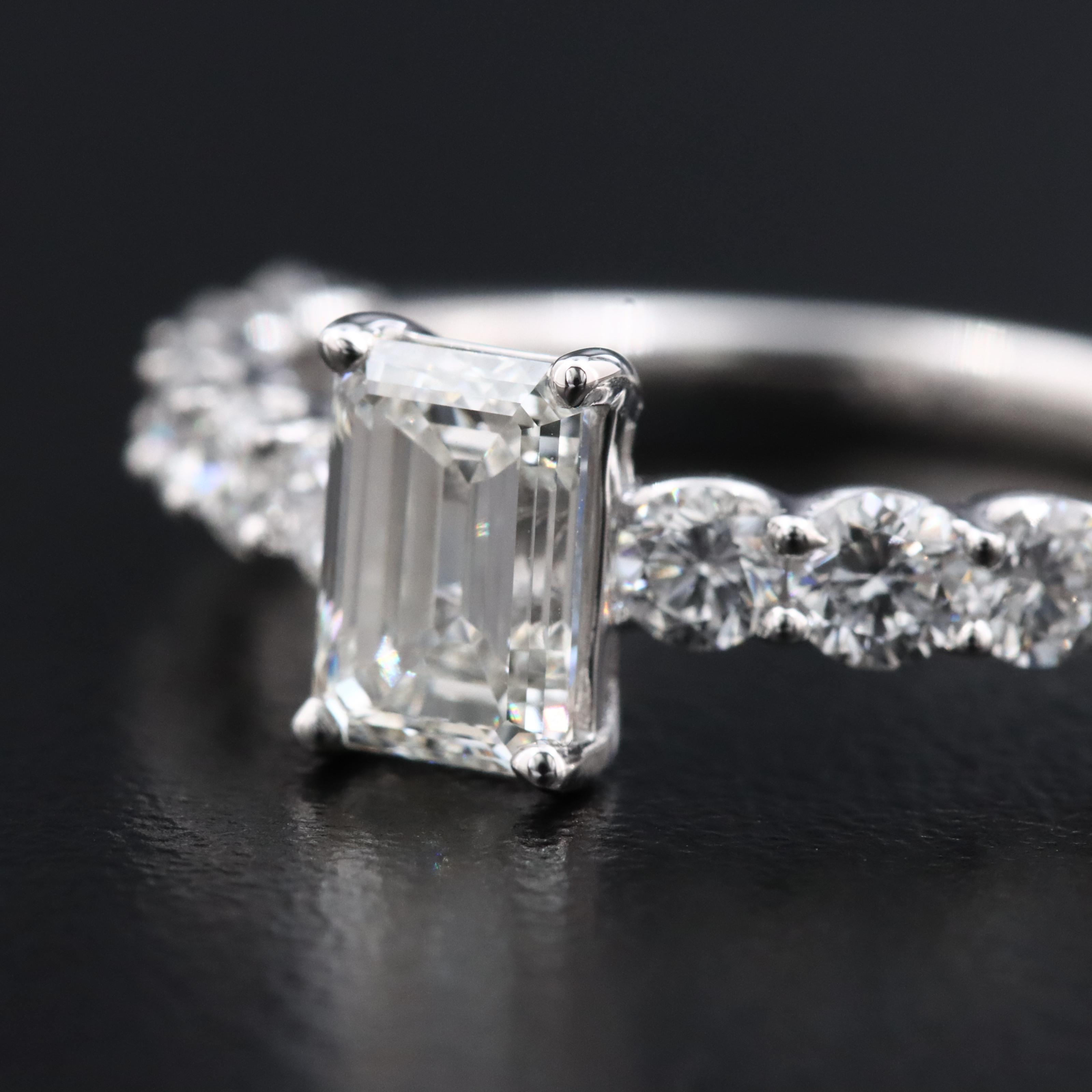 14K 1.55 CTW Lab Grown Diamond Ring