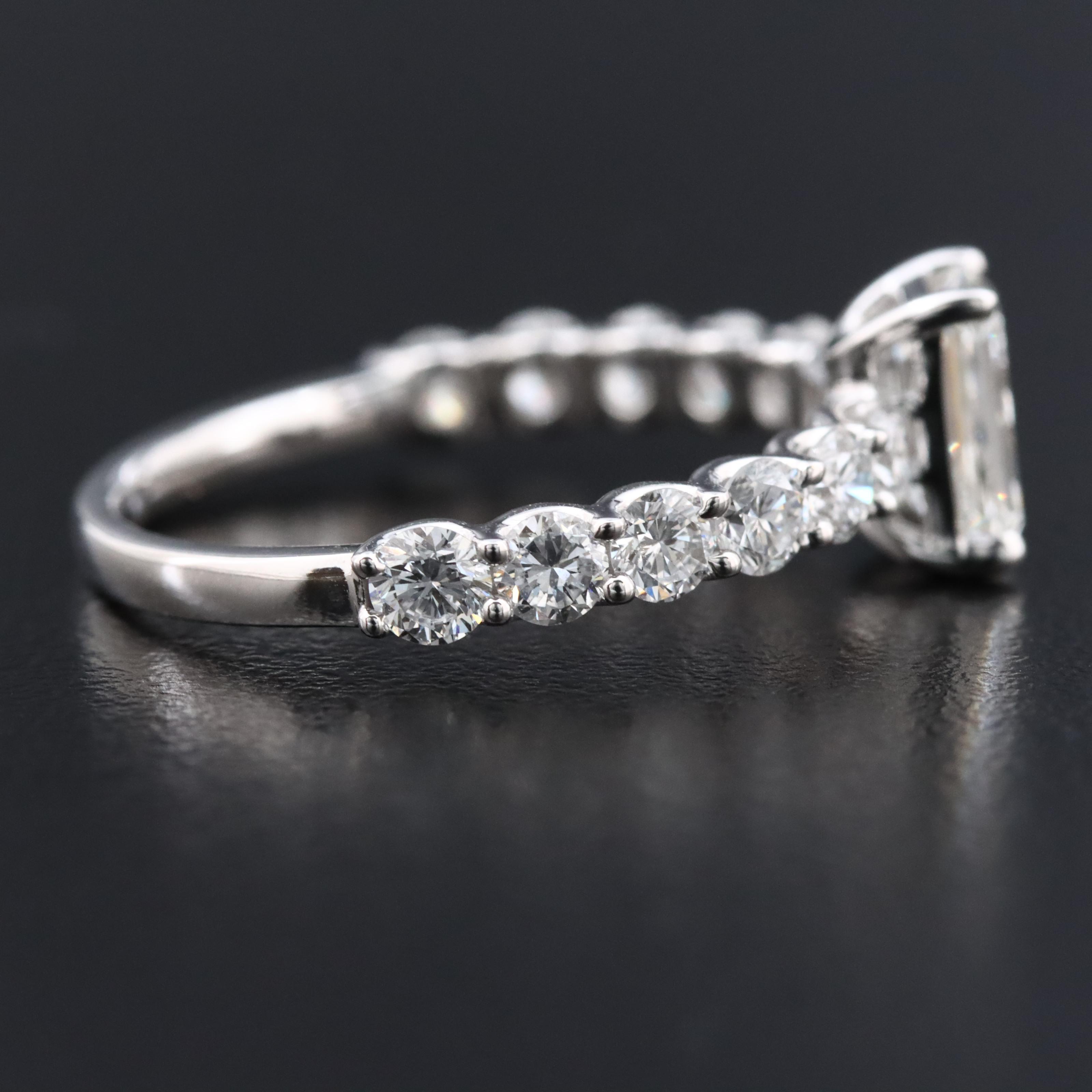 14K 1.55 CTW Lab Grown Diamond Ring