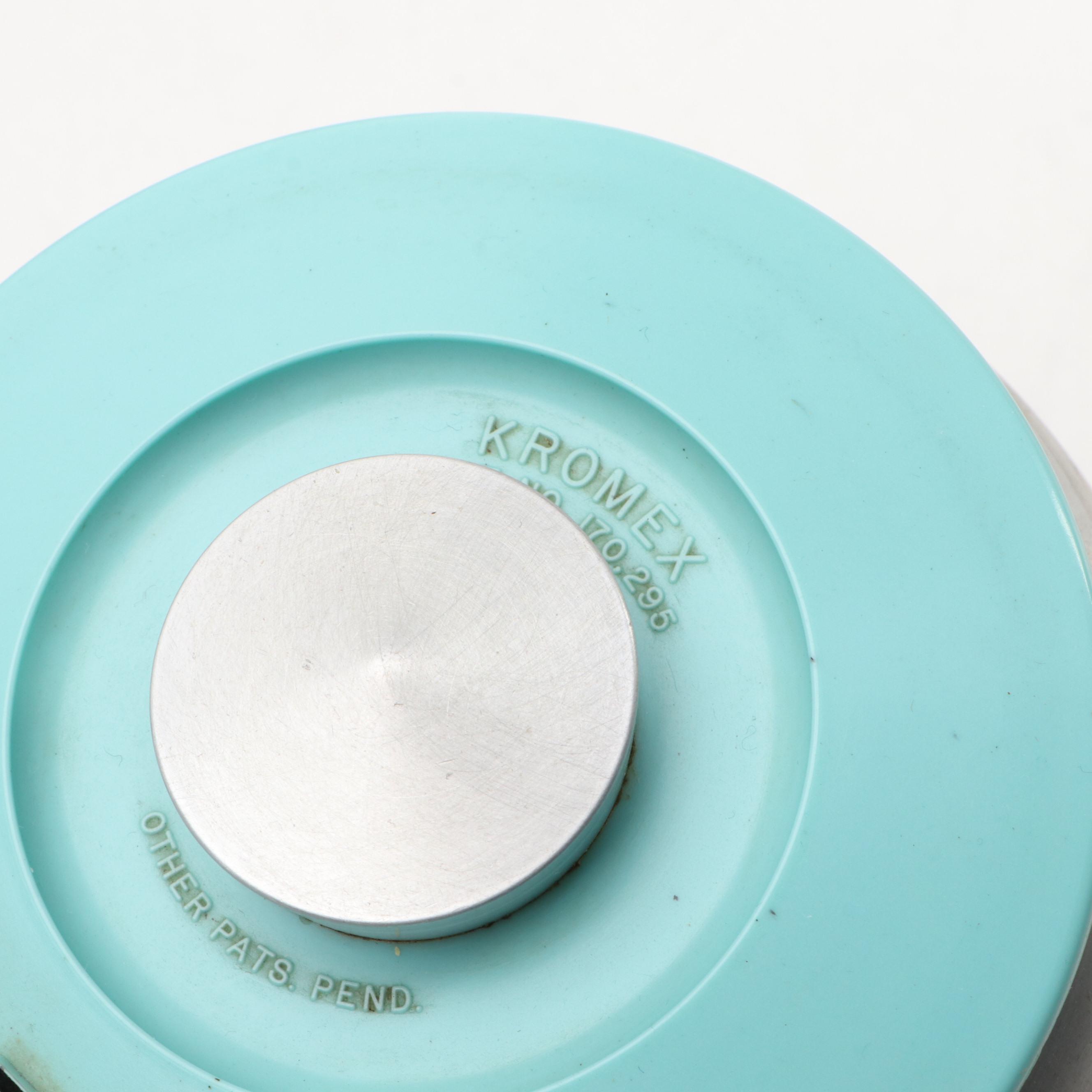 Kromex Aluminum Kitchen Canister Set, Mid-20th Century