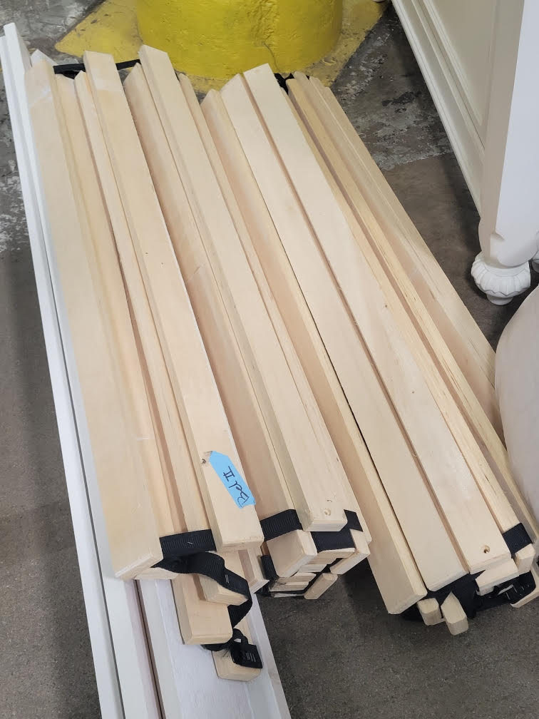 Legacy Classic Kids Twin Bed Pair and Bedside Table with RH Baby & Child Bedding