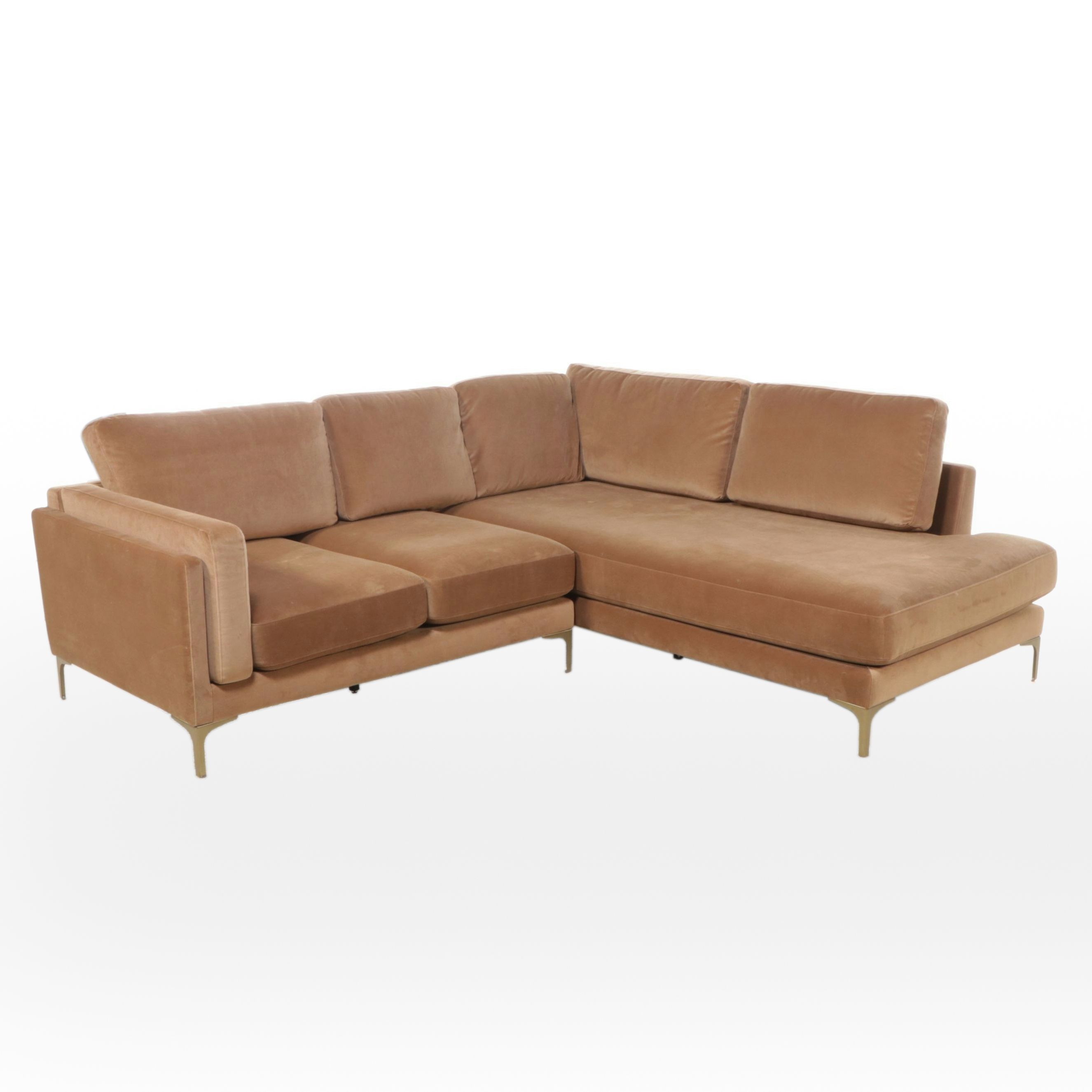 Interior Define Two-Piece Modern Sectional