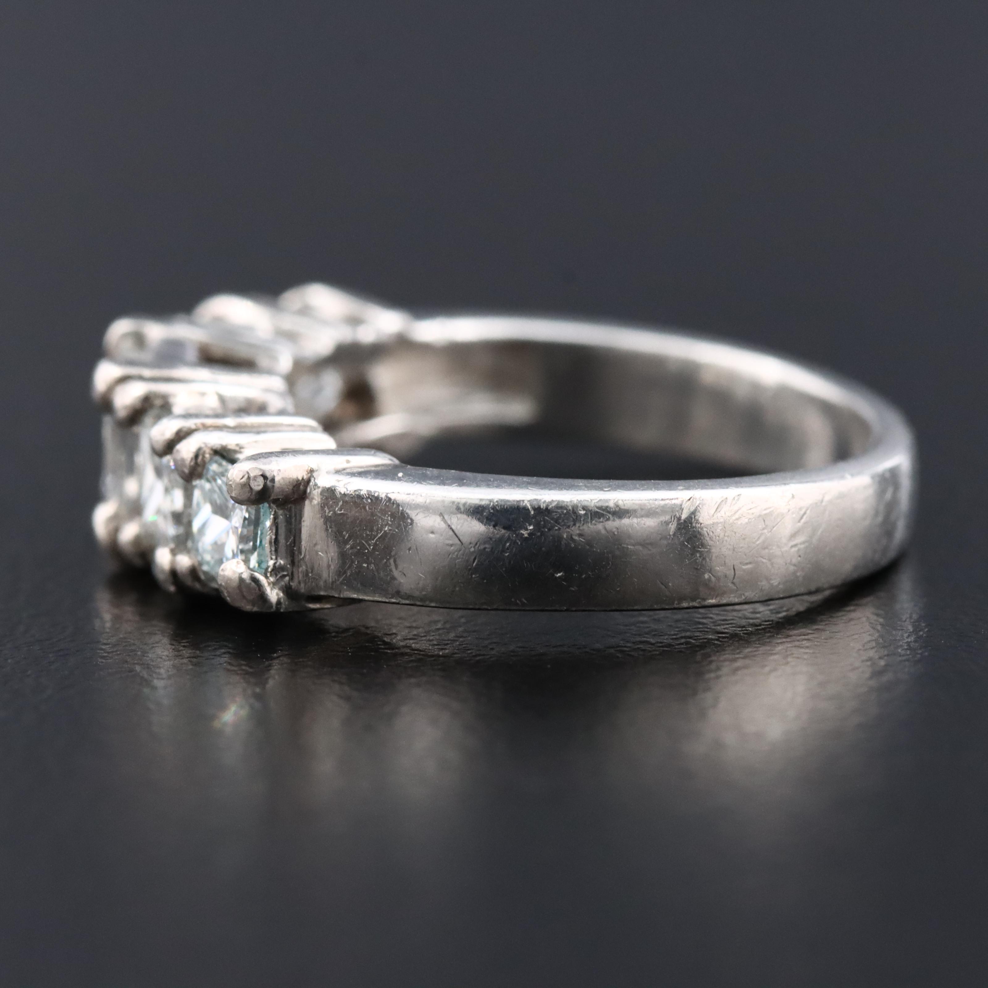 Platinum 1.59 CTW Diamond Ring with Online GIA Report