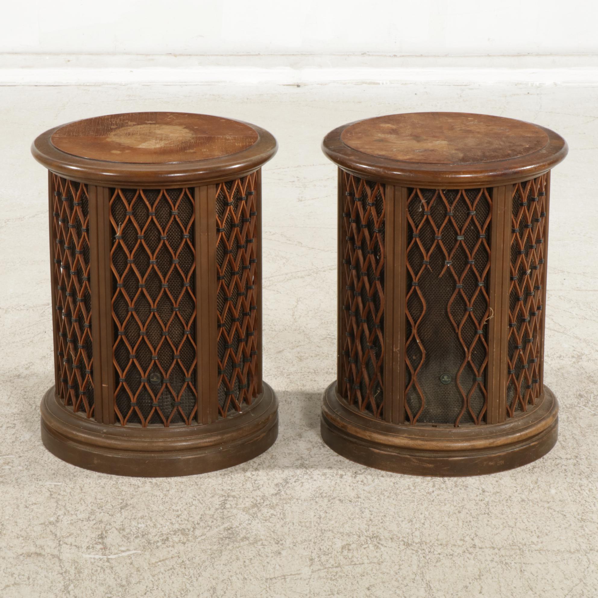 Pioneer Model CS-06 Round Floor Standing Speaker Pair