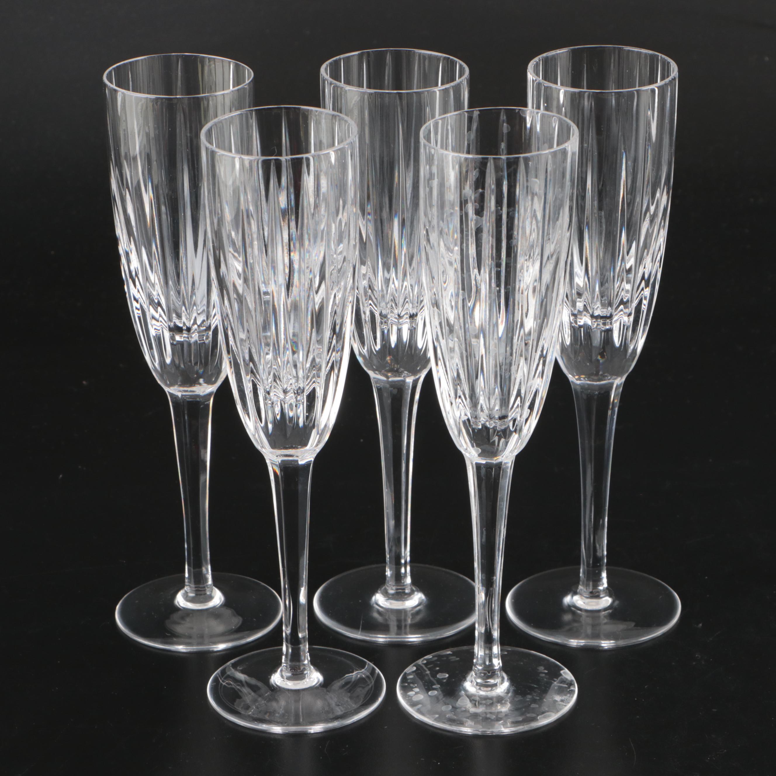 Crystal Champagne Flutes