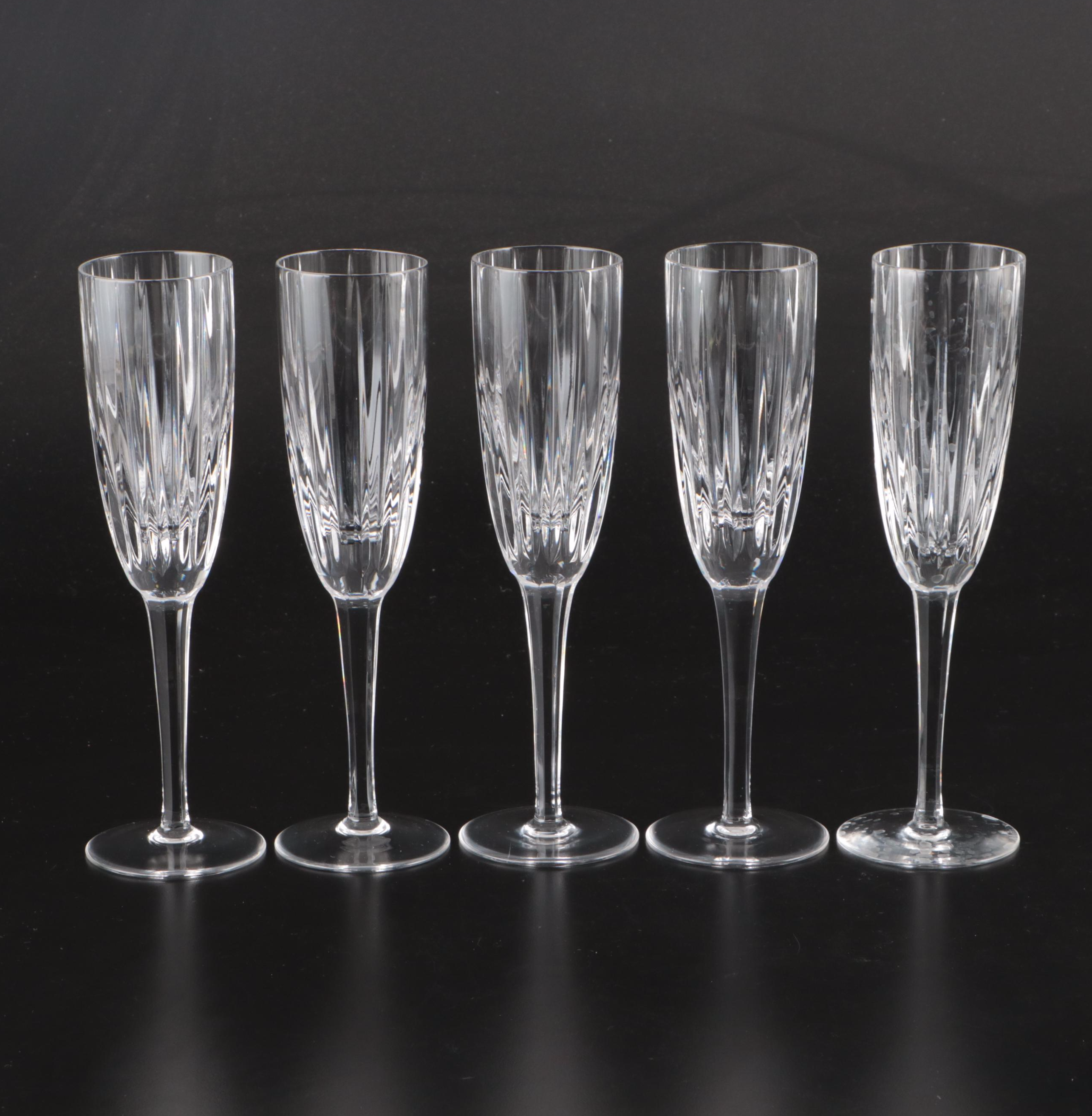 Crystal Champagne Flutes