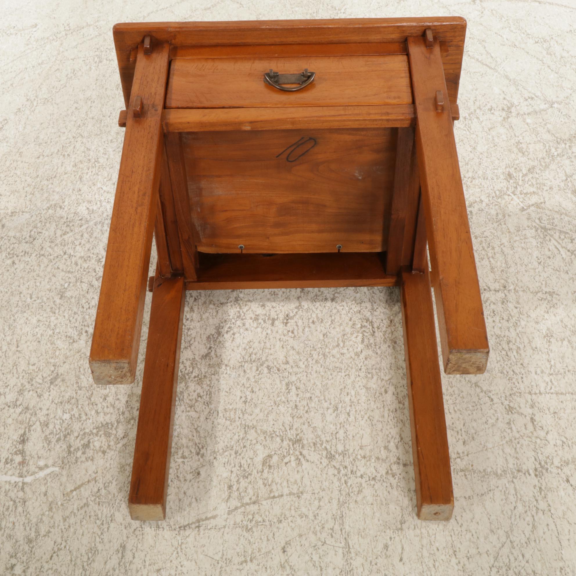 Arhaus Rustic Mission Style Side Table