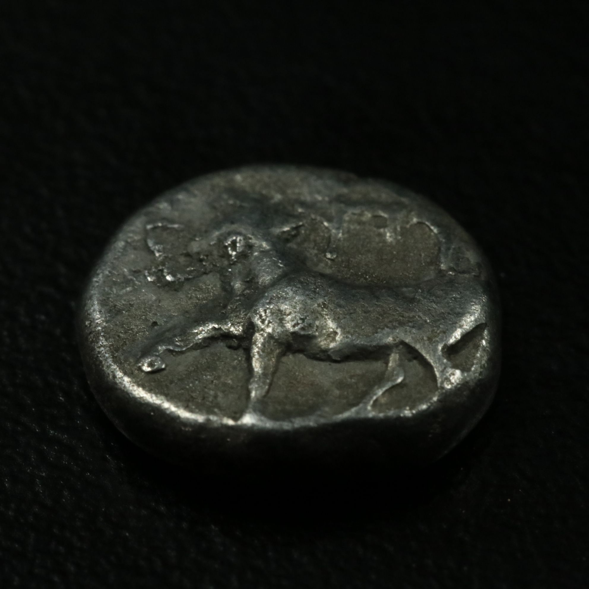 Ancient Thrace, Byzantium AR Half Siglos Coin, ca. 340 B.C.