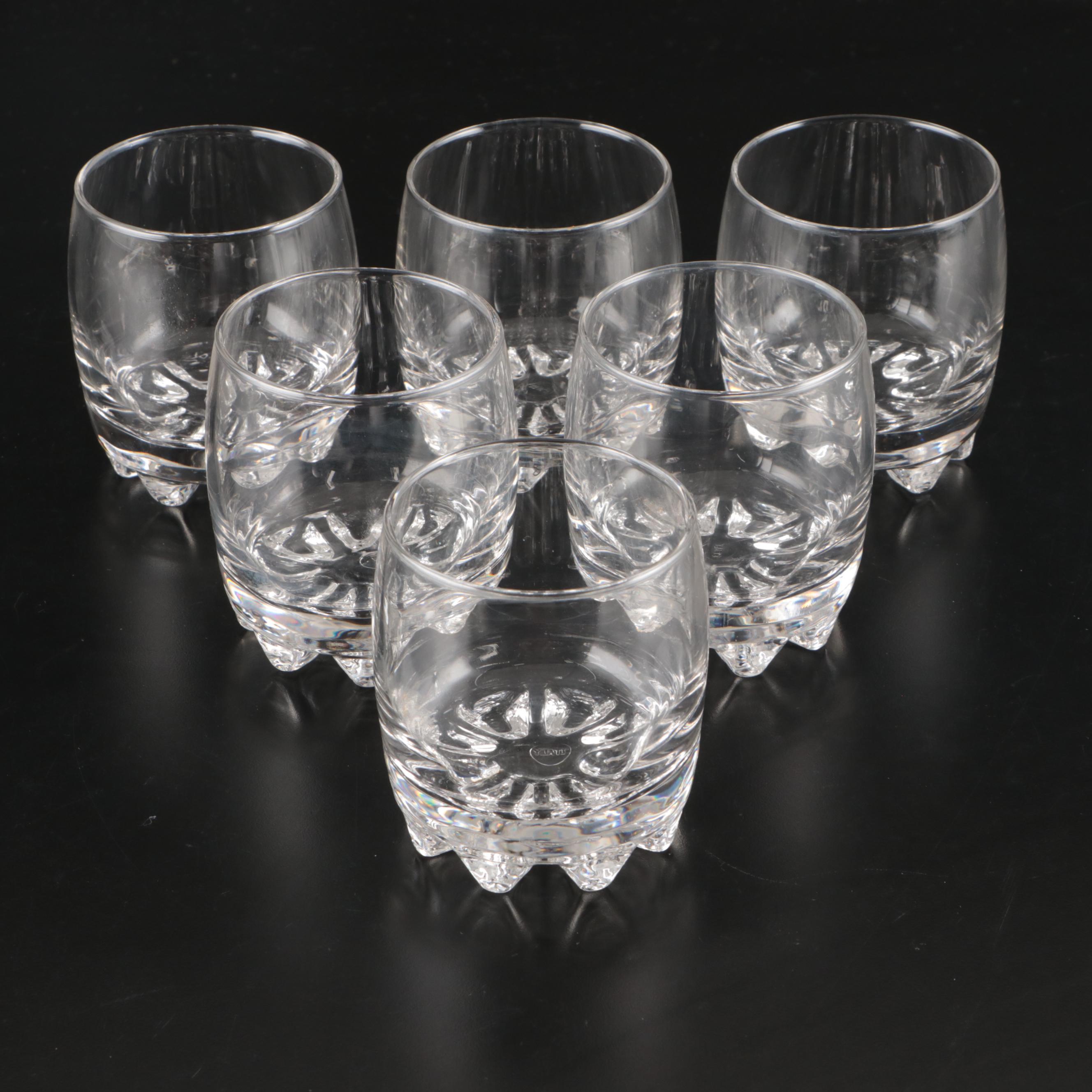 Crystal Stoppered Decanter with Crystal Old Fashioned Glasses