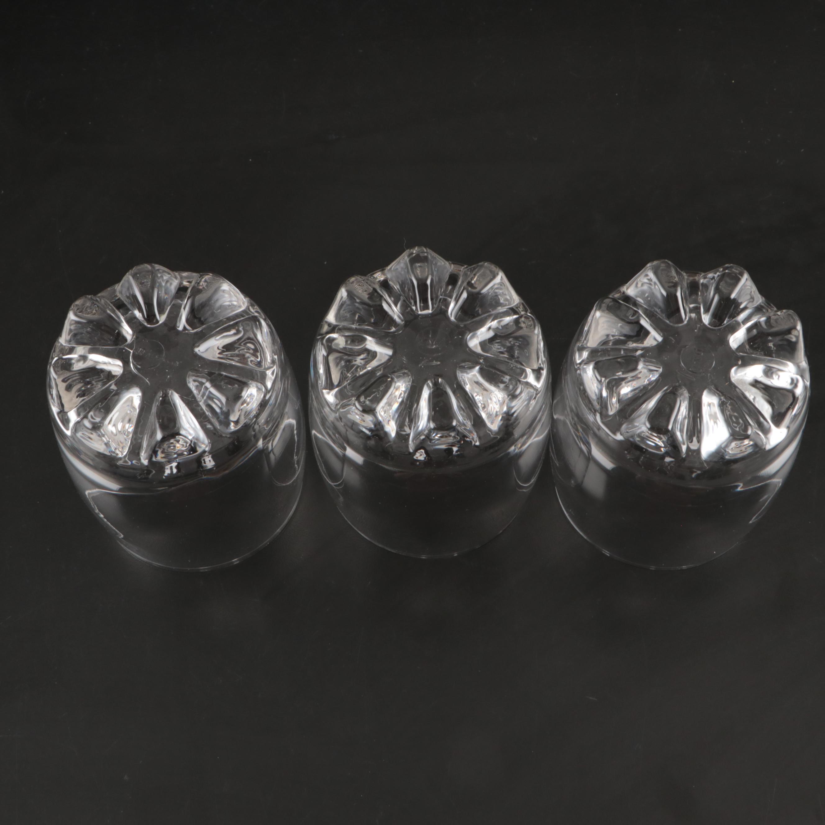 Crystal Stoppered Decanter with Crystal Old Fashioned Glasses