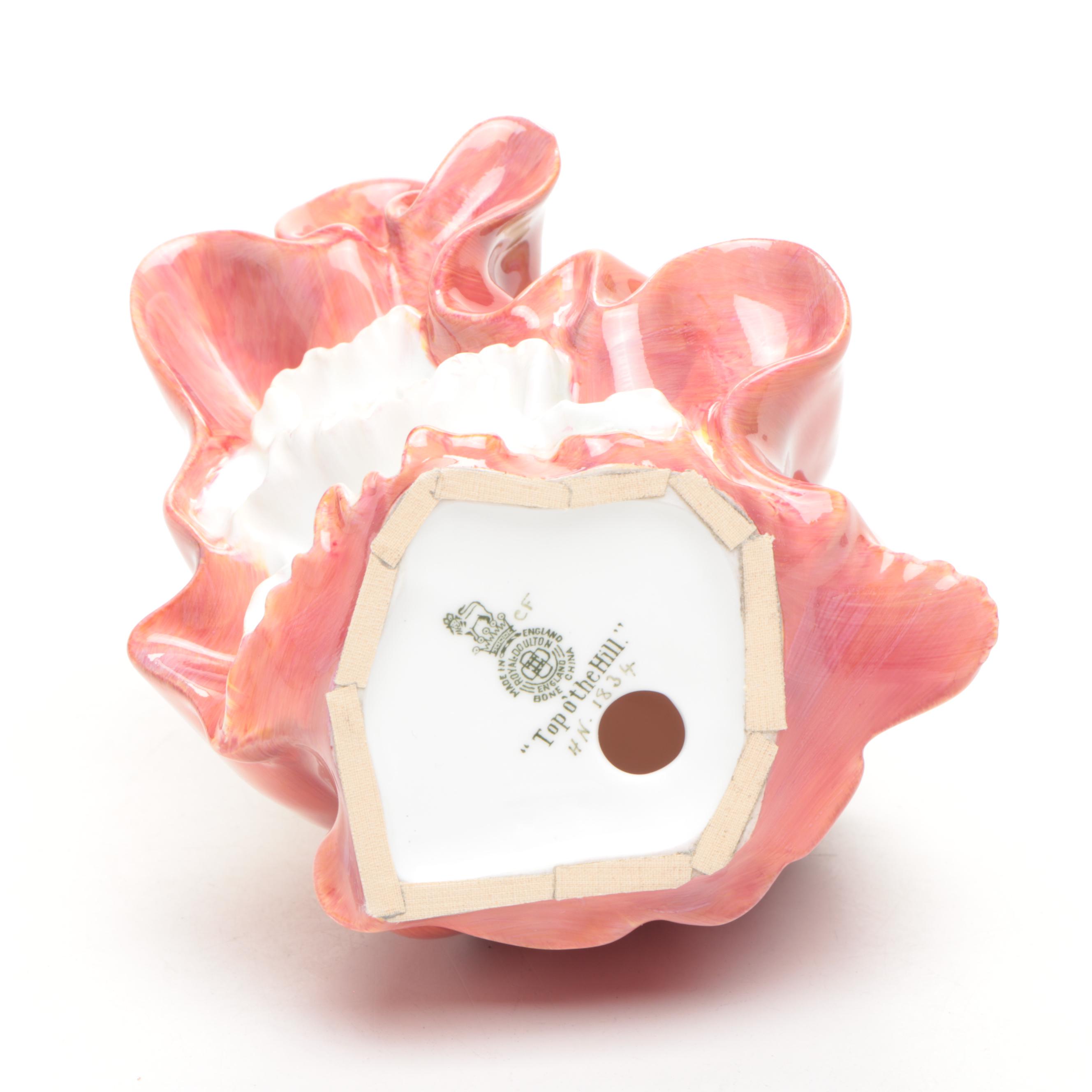 Royal Doulton "Top o' the Hill" and "Old Balloon' Seller" Figurines