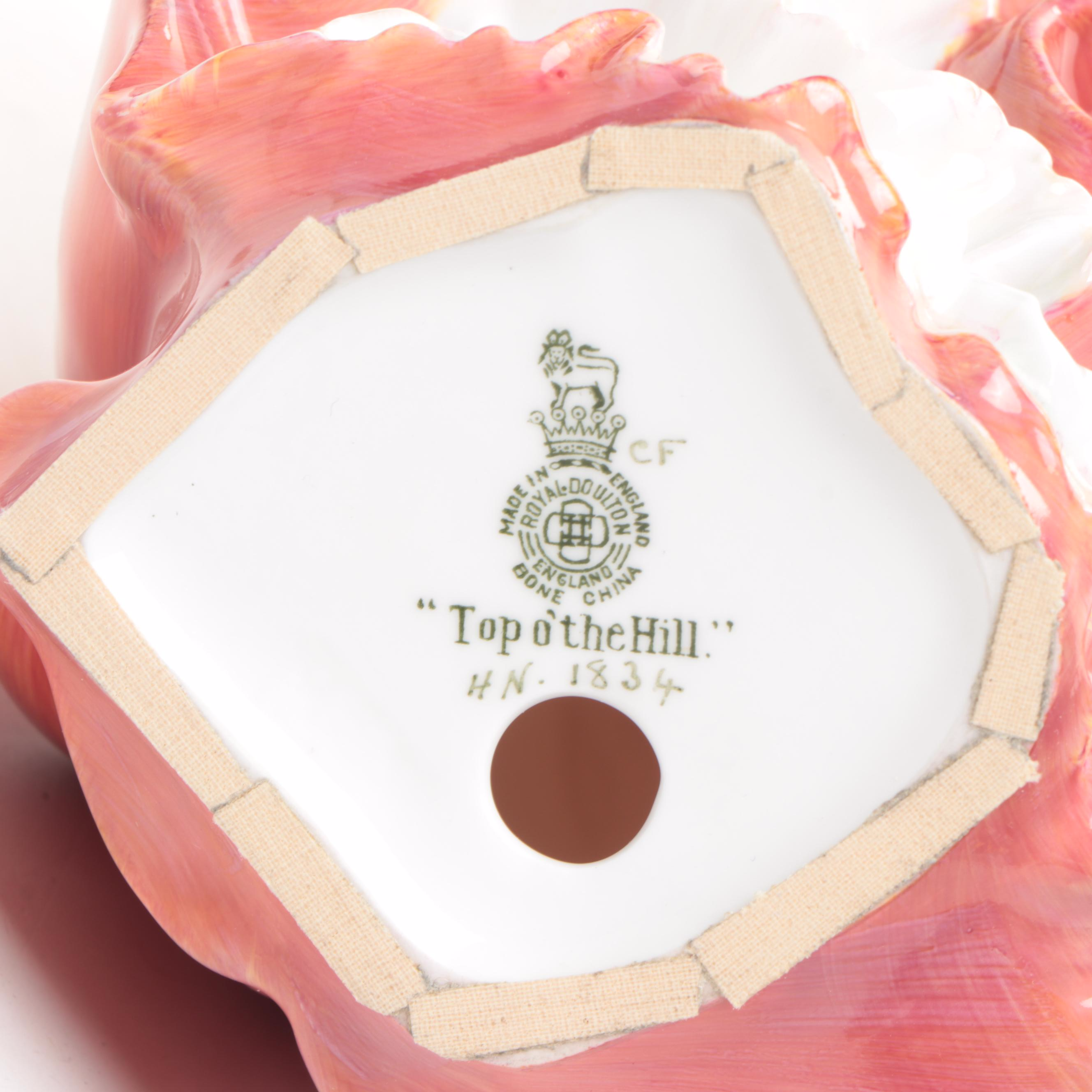 Royal Doulton "Top o' the Hill" and "Old Balloon' Seller" Figurines