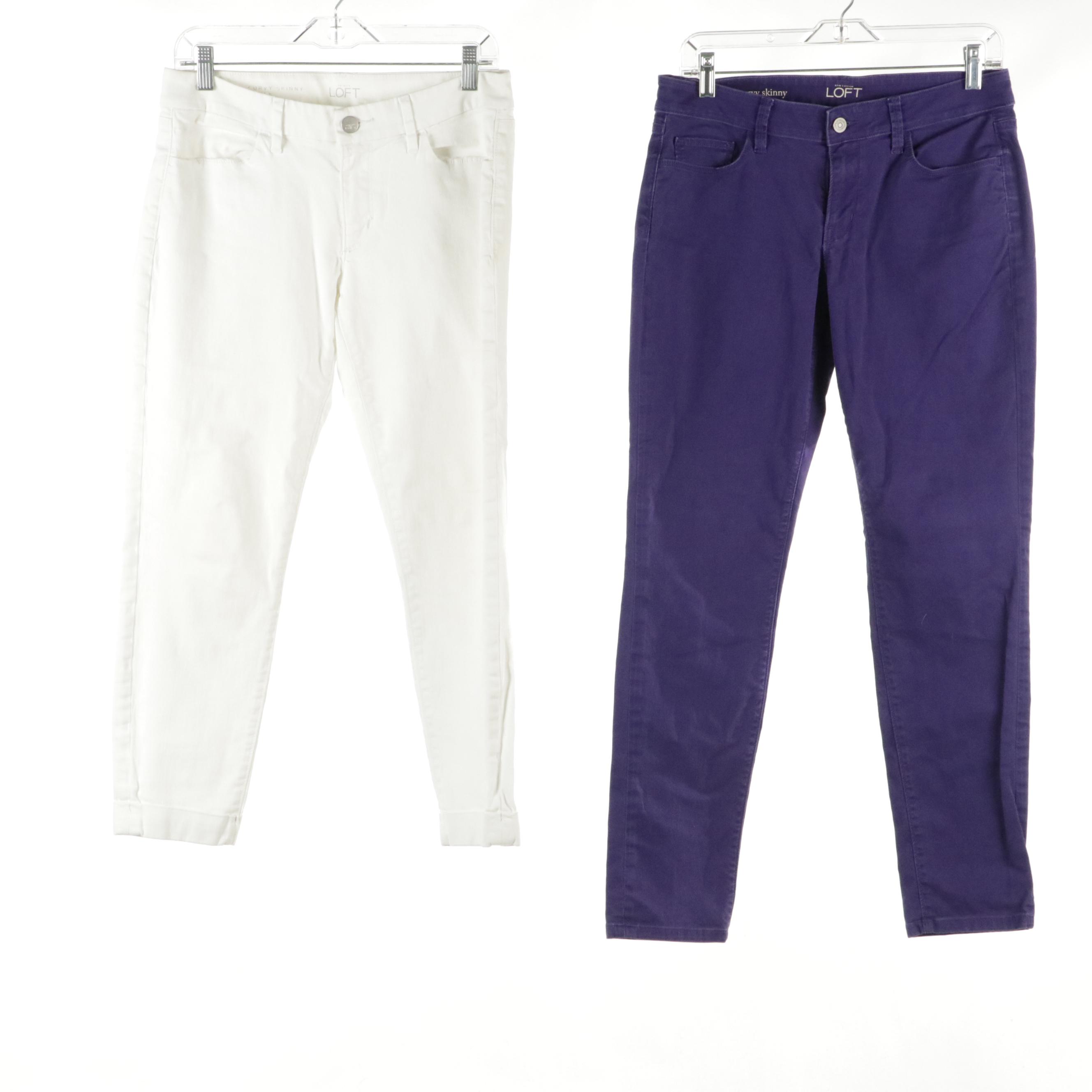 Ann Taylor Loft Curvy Skinny Jeans, St. John's Bay Capri's and Other Leggings