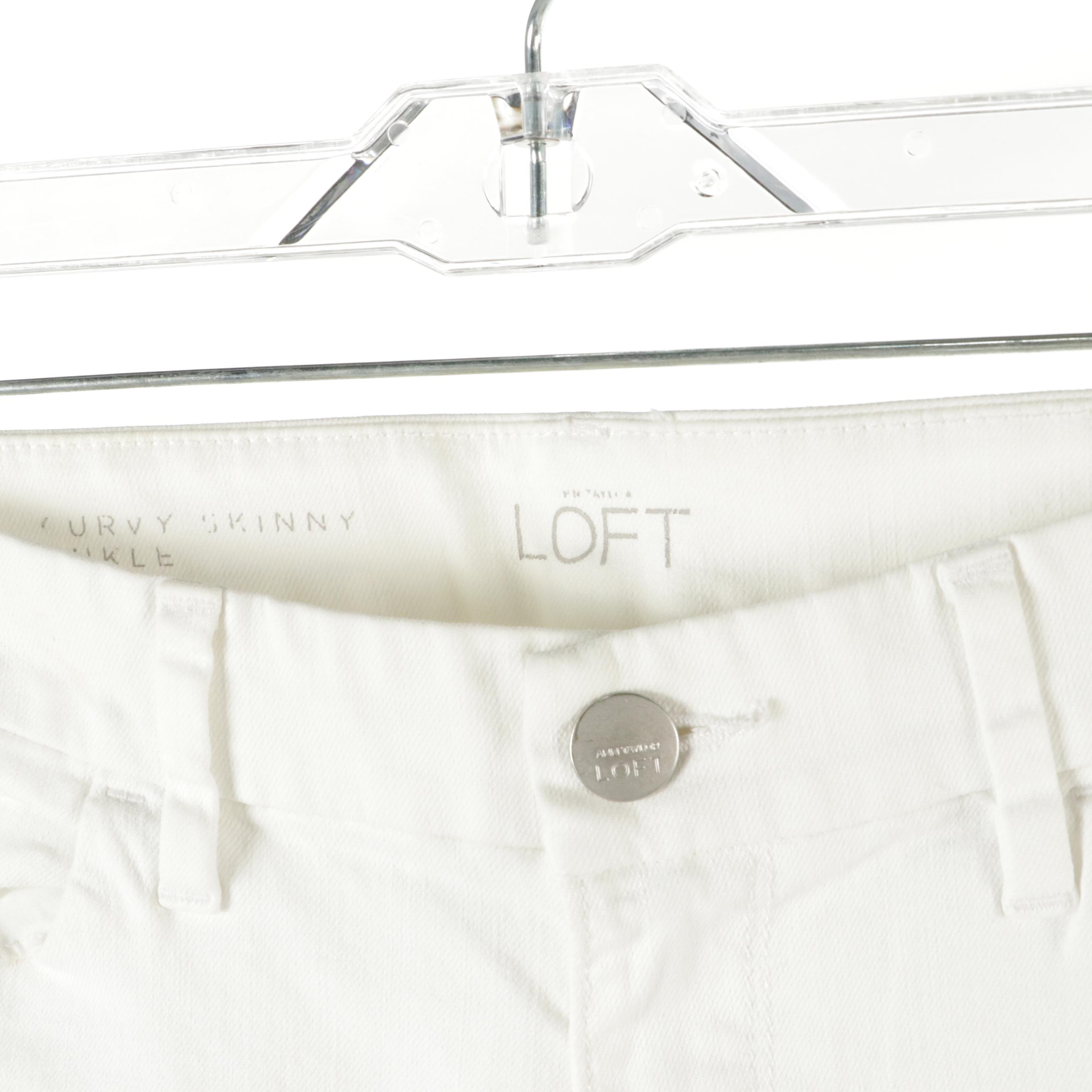 Ann Taylor Loft Curvy Skinny Jeans, St. John's Bay Capri's and Other Leggings