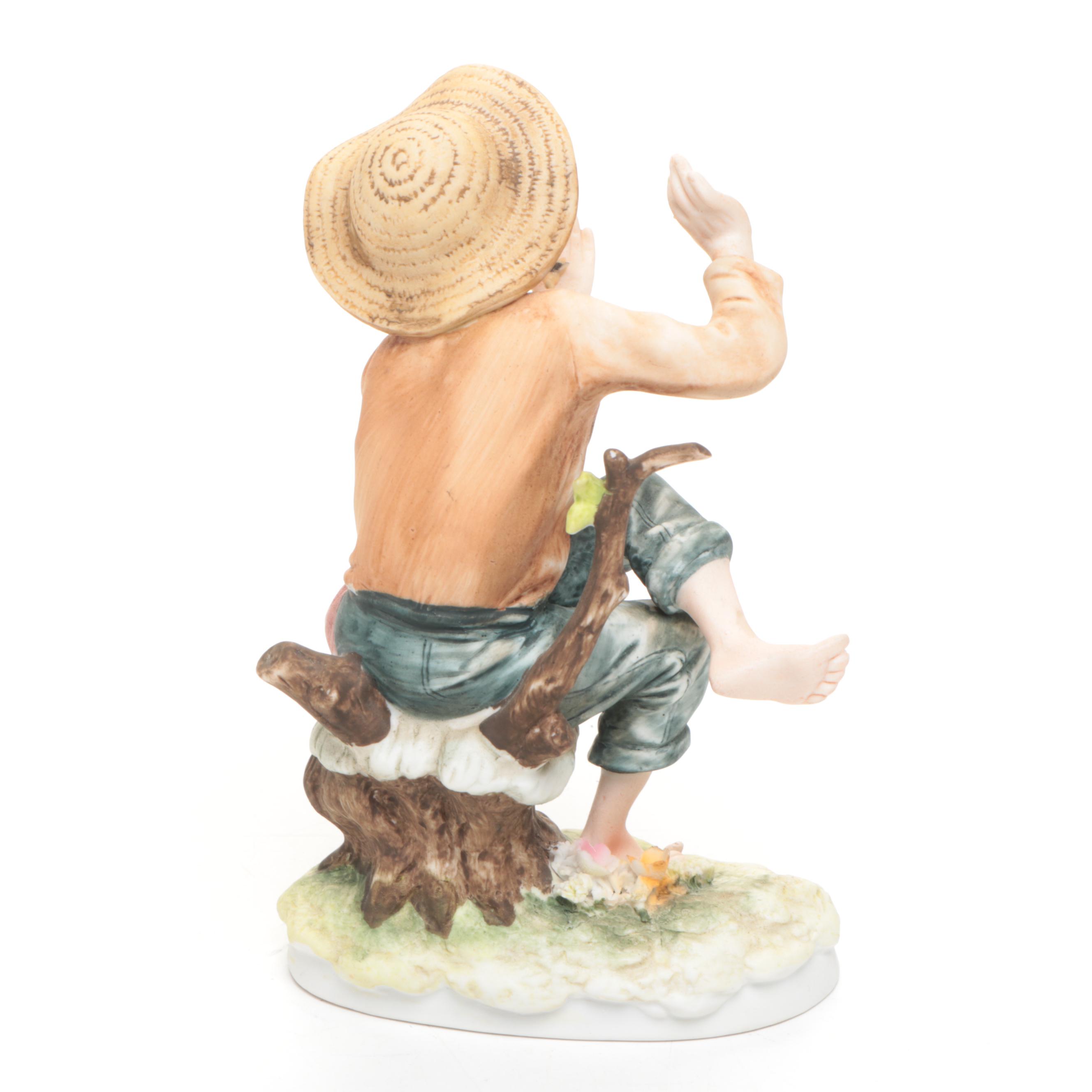 Lefton "Tom Sawyer" Hand-Painted China Figurine