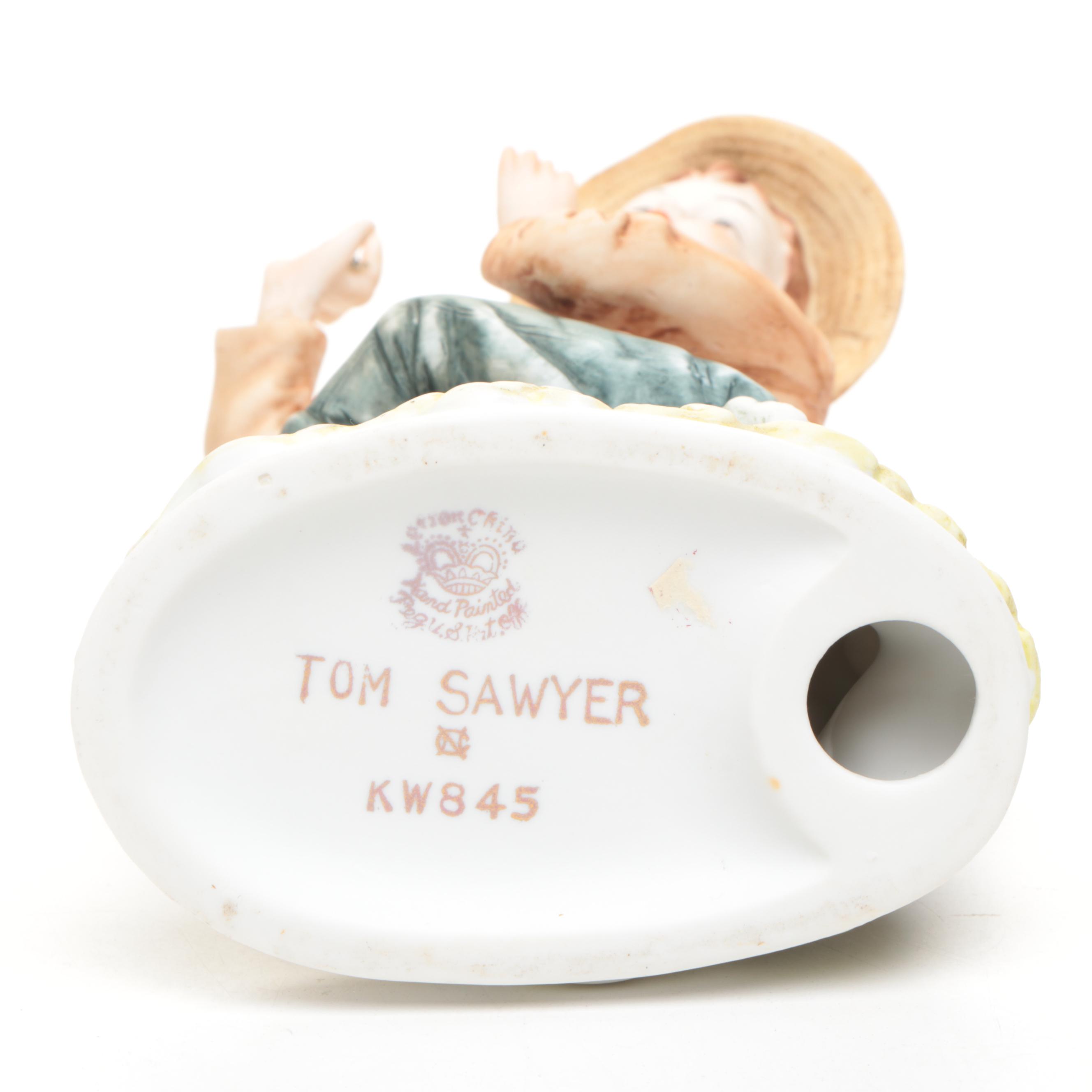 Lefton "Tom Sawyer" Hand-Painted China Figurine