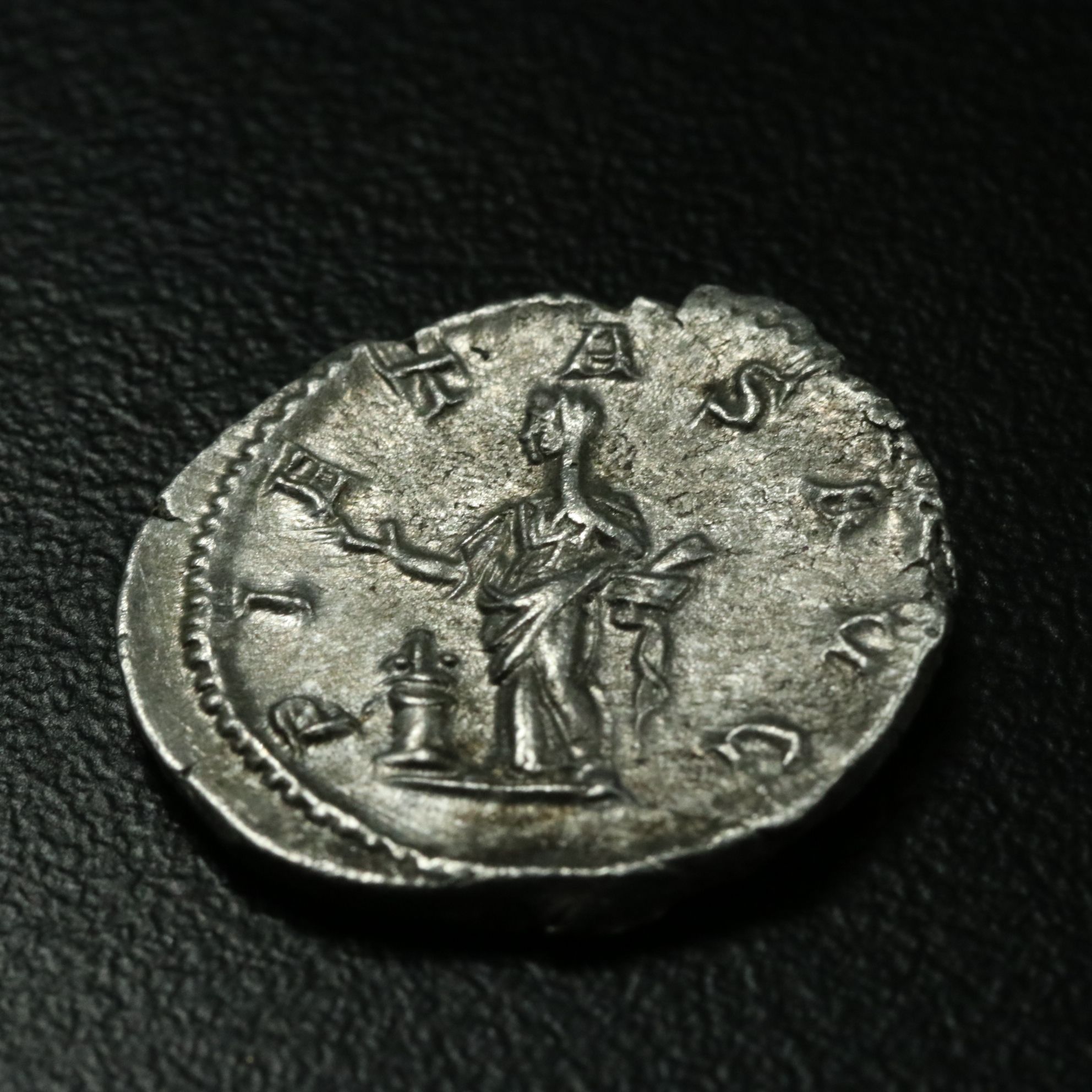 Ancient Roman Imperial AR Denarius Coin of Julia Mamaea, ca. 231 A.D.