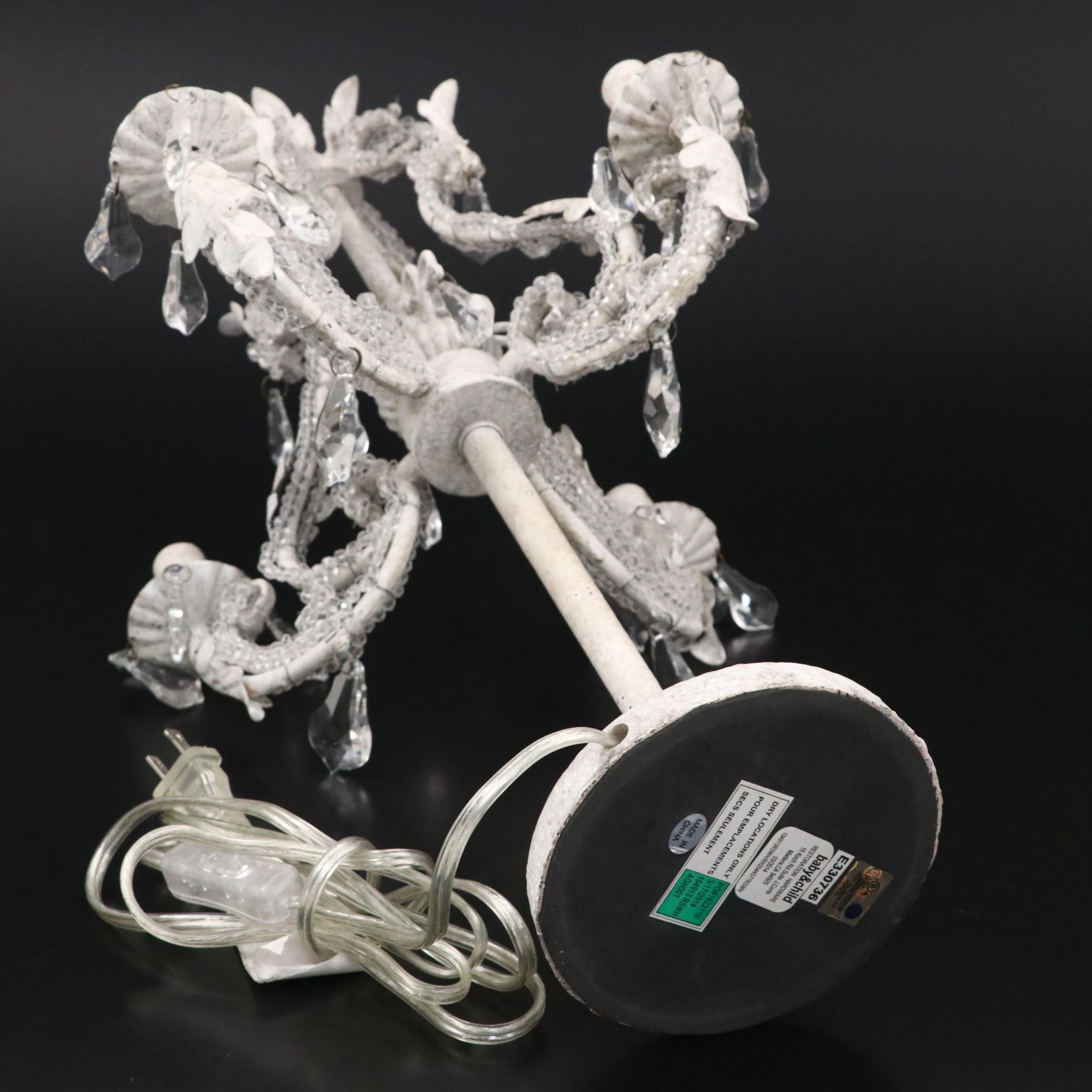 Restoration Hardware Baby & Child Crystal Table Lamp